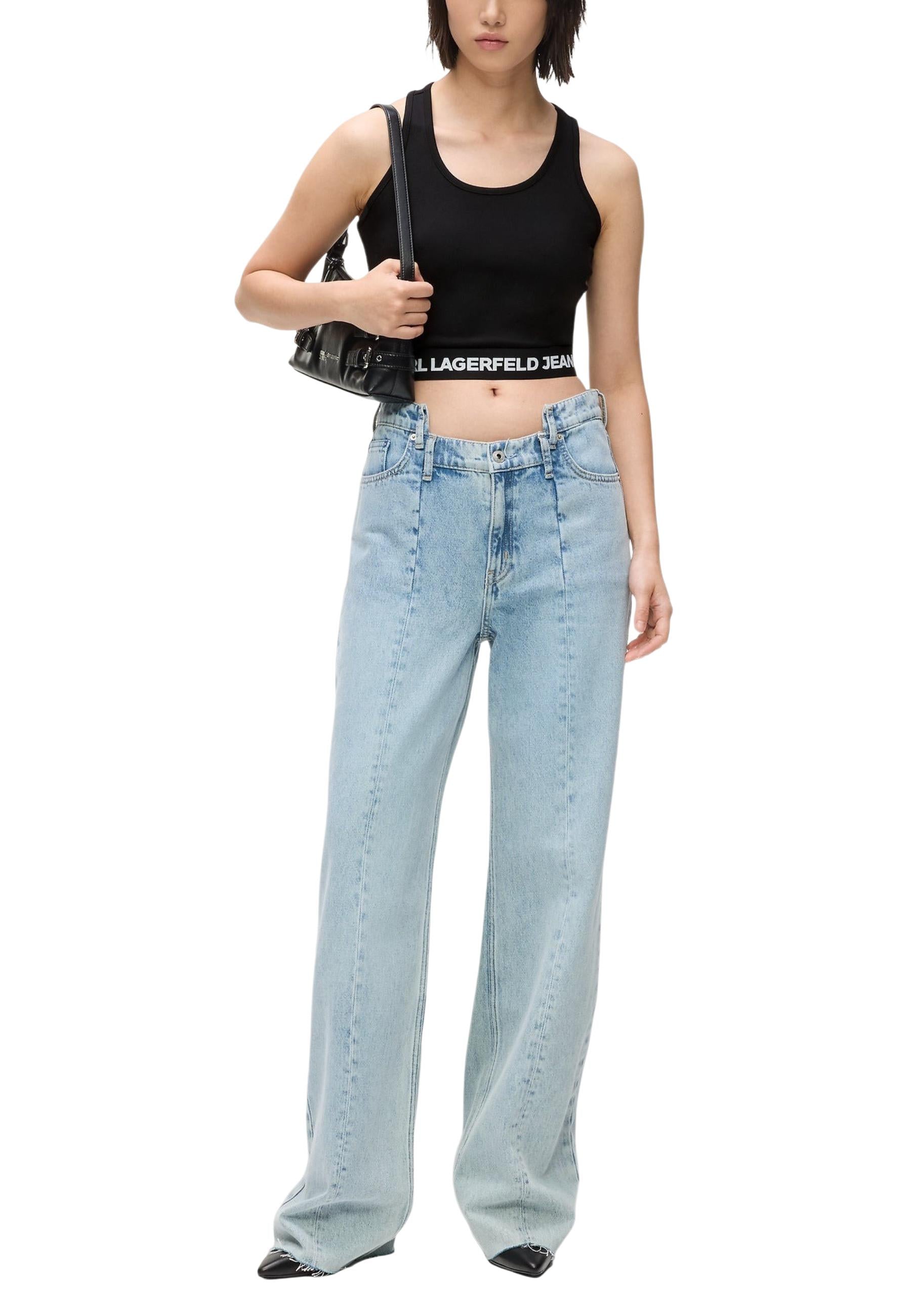 Karl Lagerfeld Jeans Jean femme Tops — black