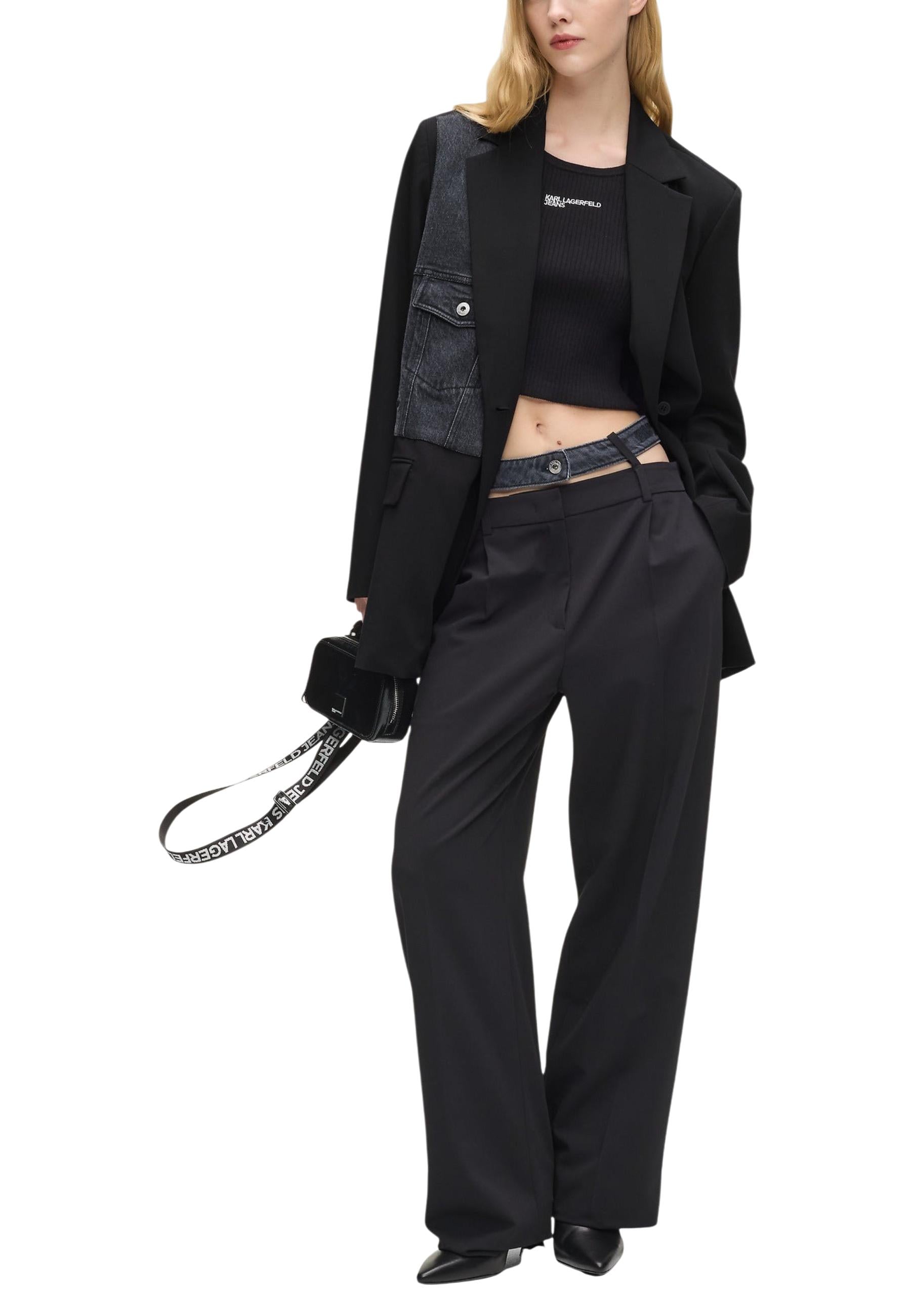 Karl Lagerfeld Jeans Jean femme Jaquettes — black