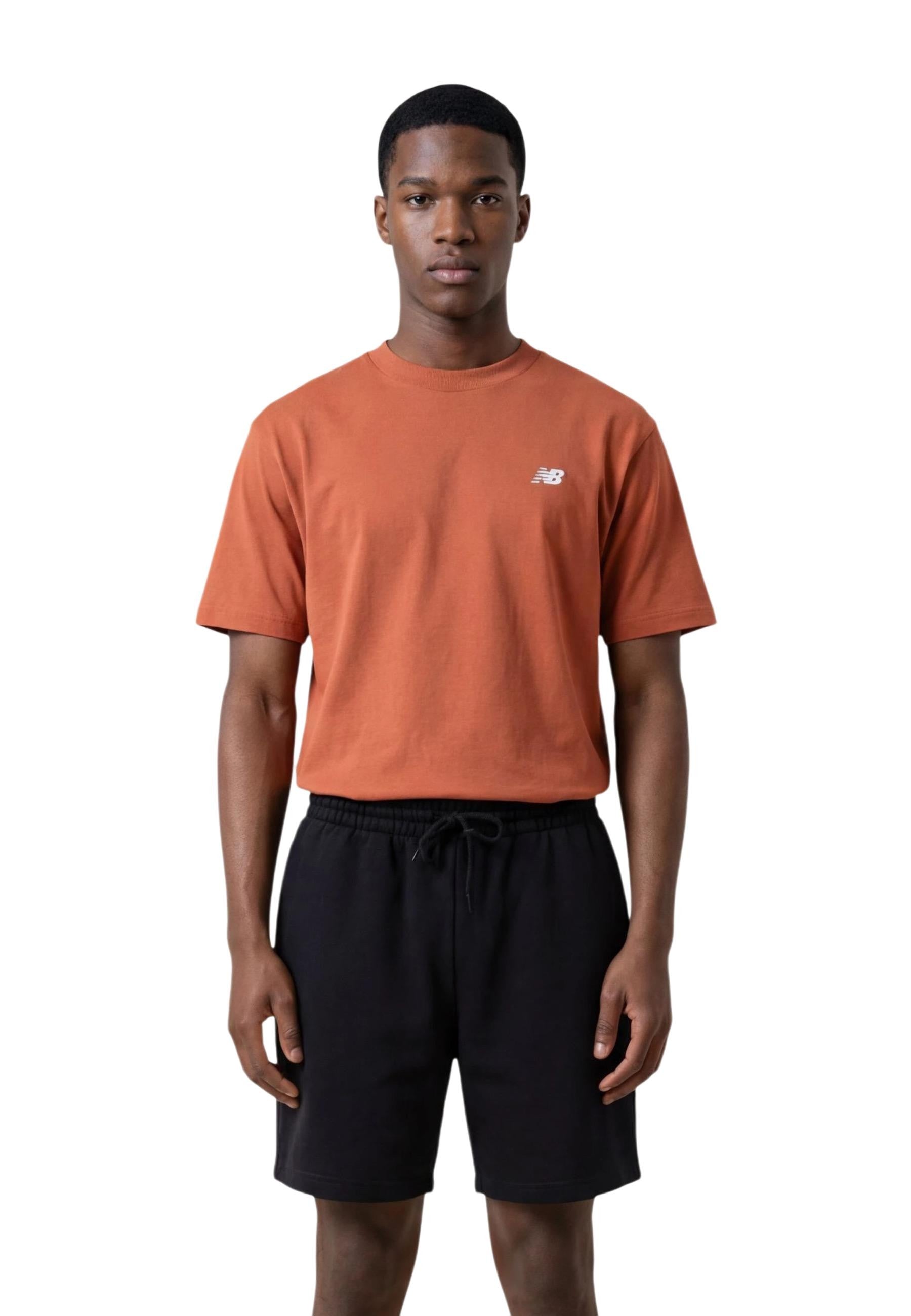 New Balance T-shirt homme — orange