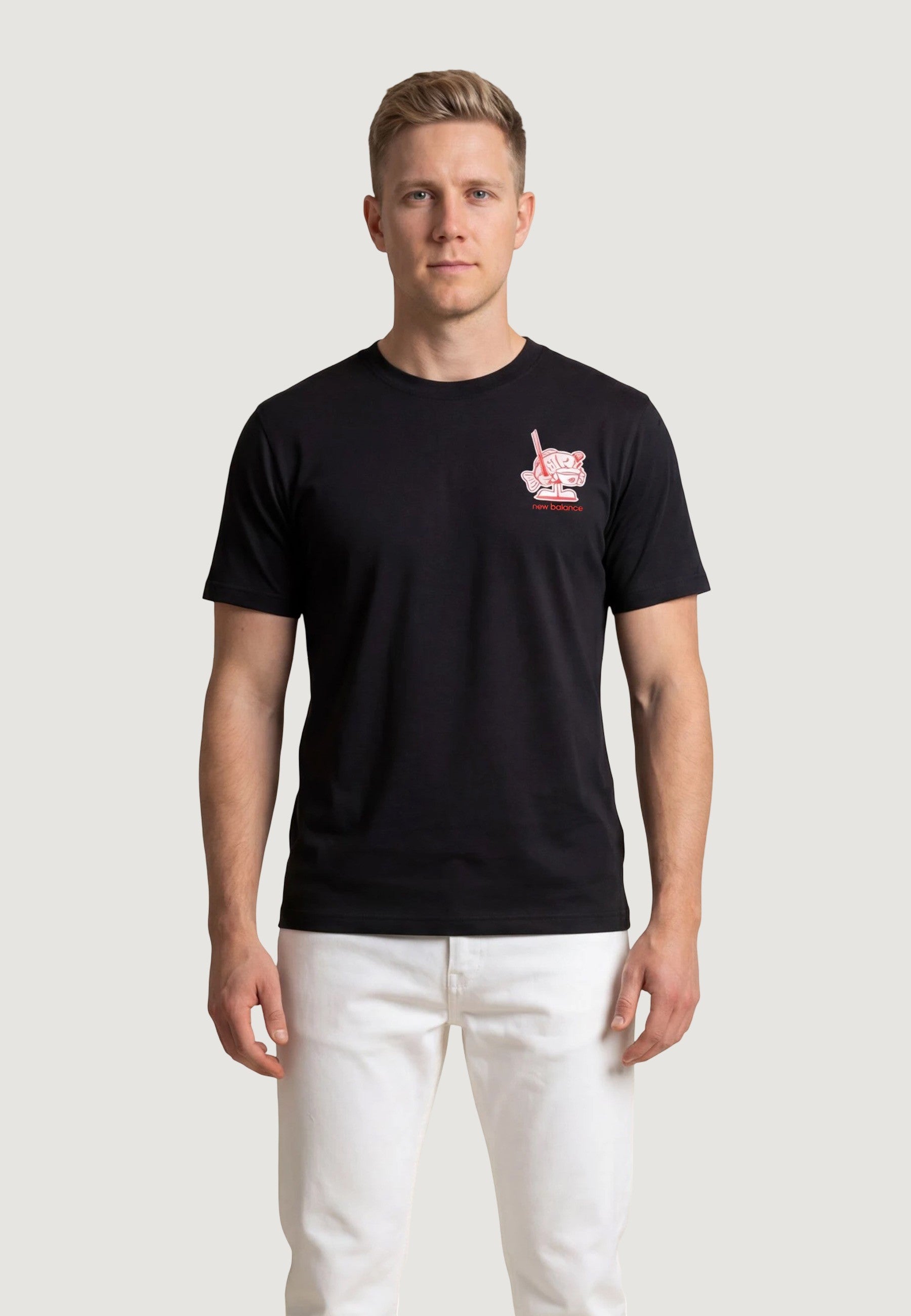 New Balance T-shirt homme — black