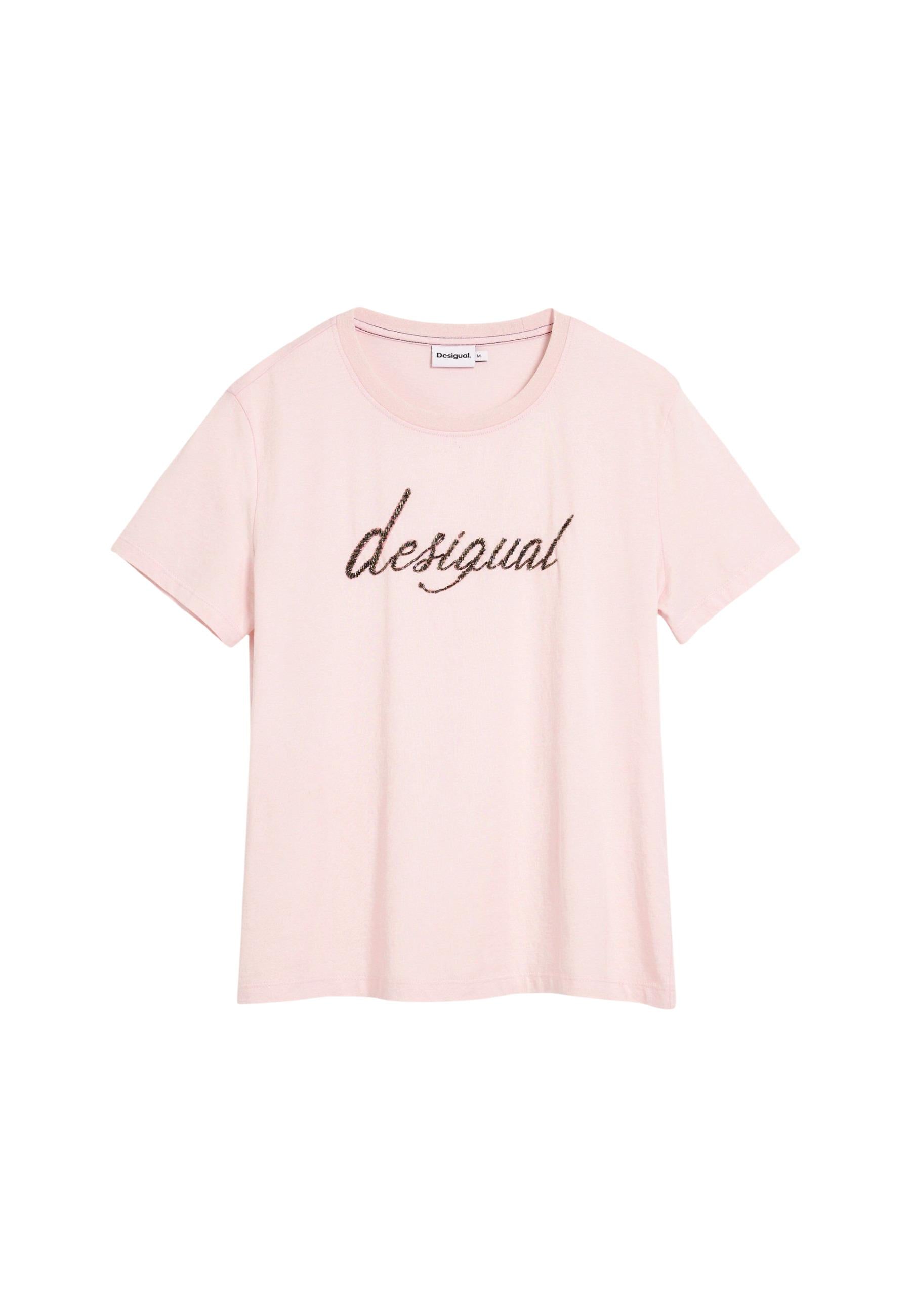 Desigual T-shirt femme — pink
