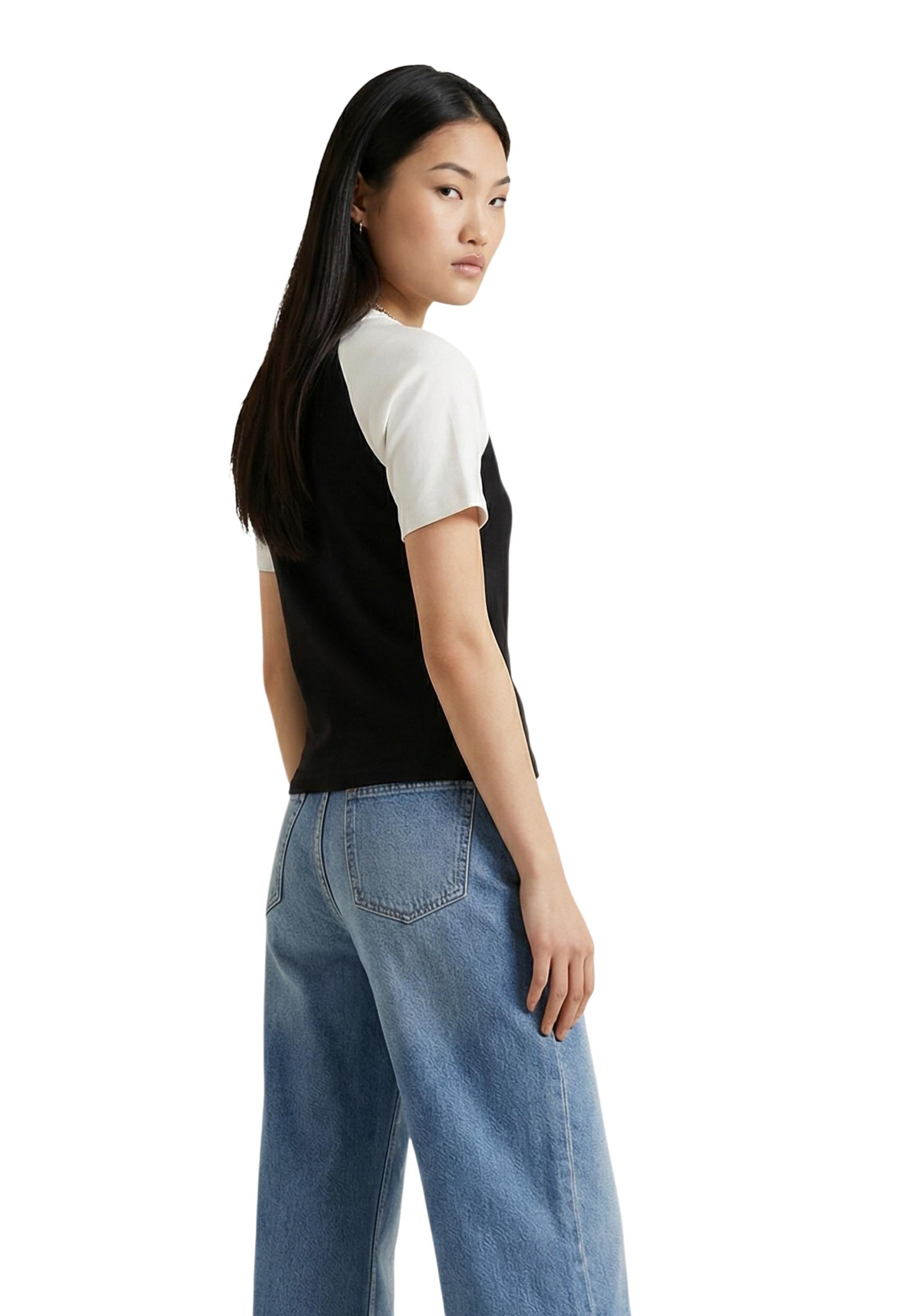Tommy Hilfiger Jeans T-shirt femme — black