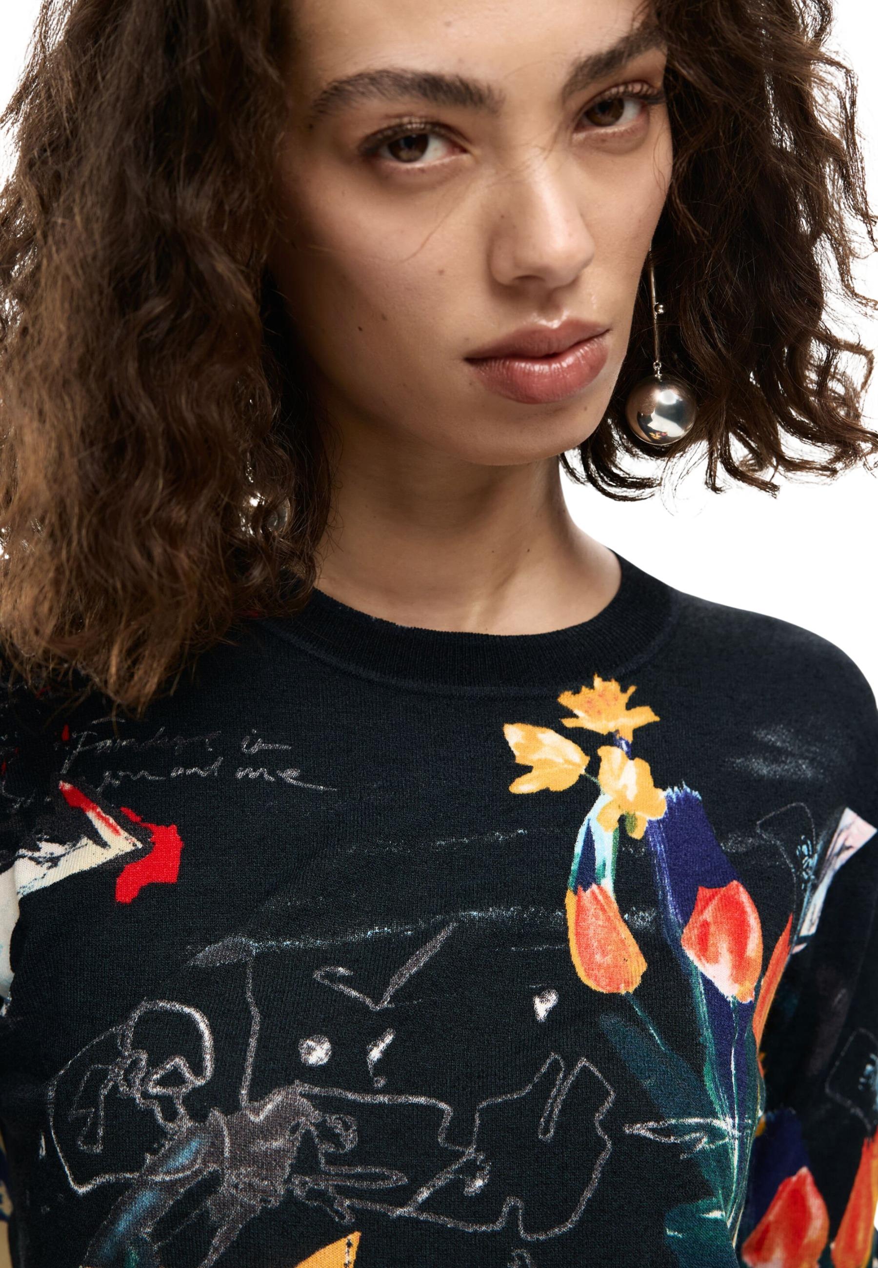 Desigual Pull femme — black