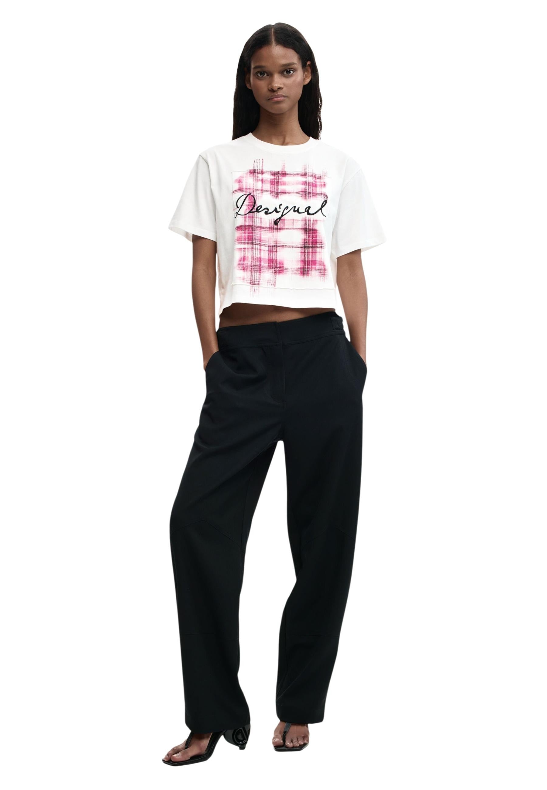 Desigual T-shirt femme — white