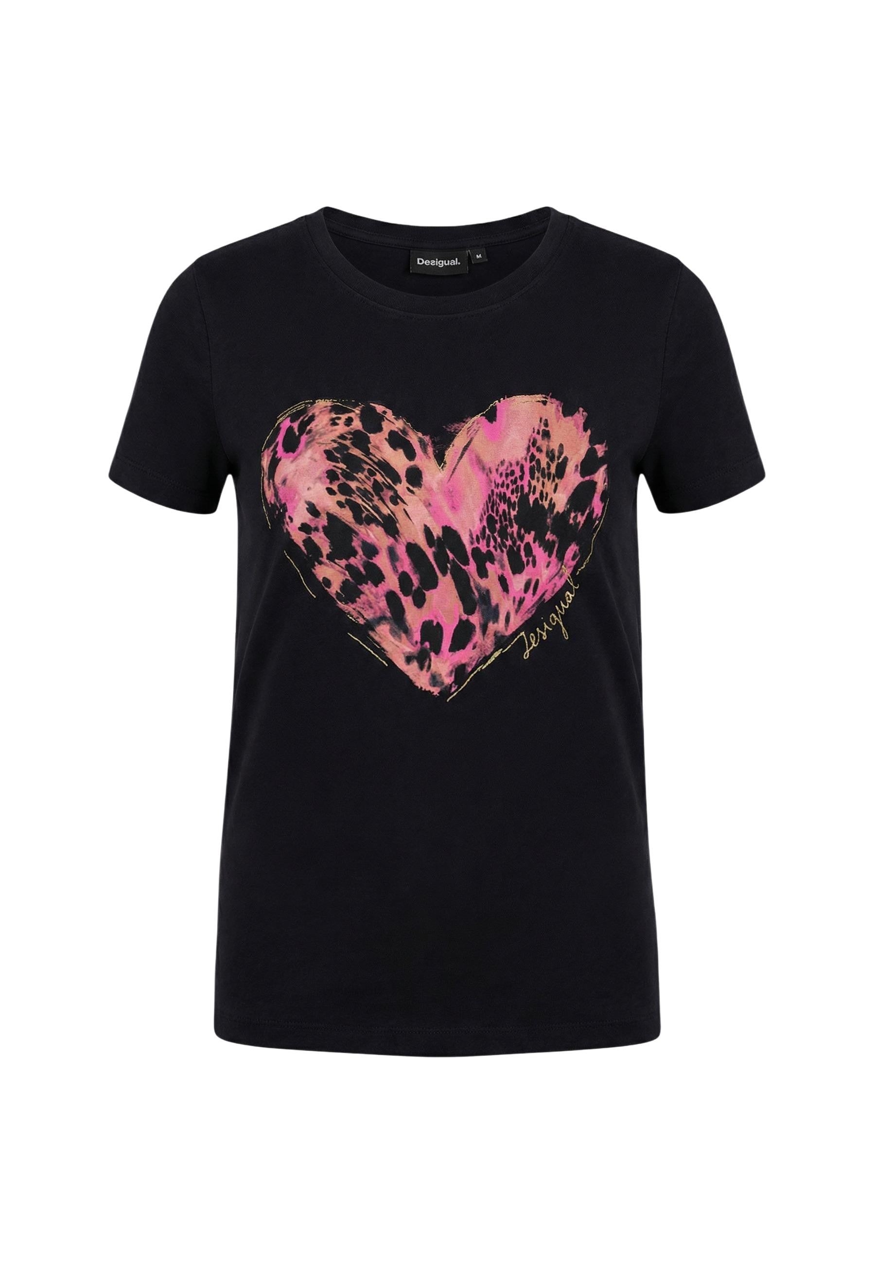 Desigual T-shirt femme — black
