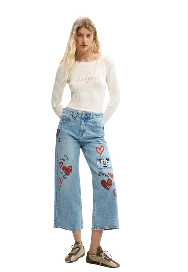 Desigual Jean femme — light blue