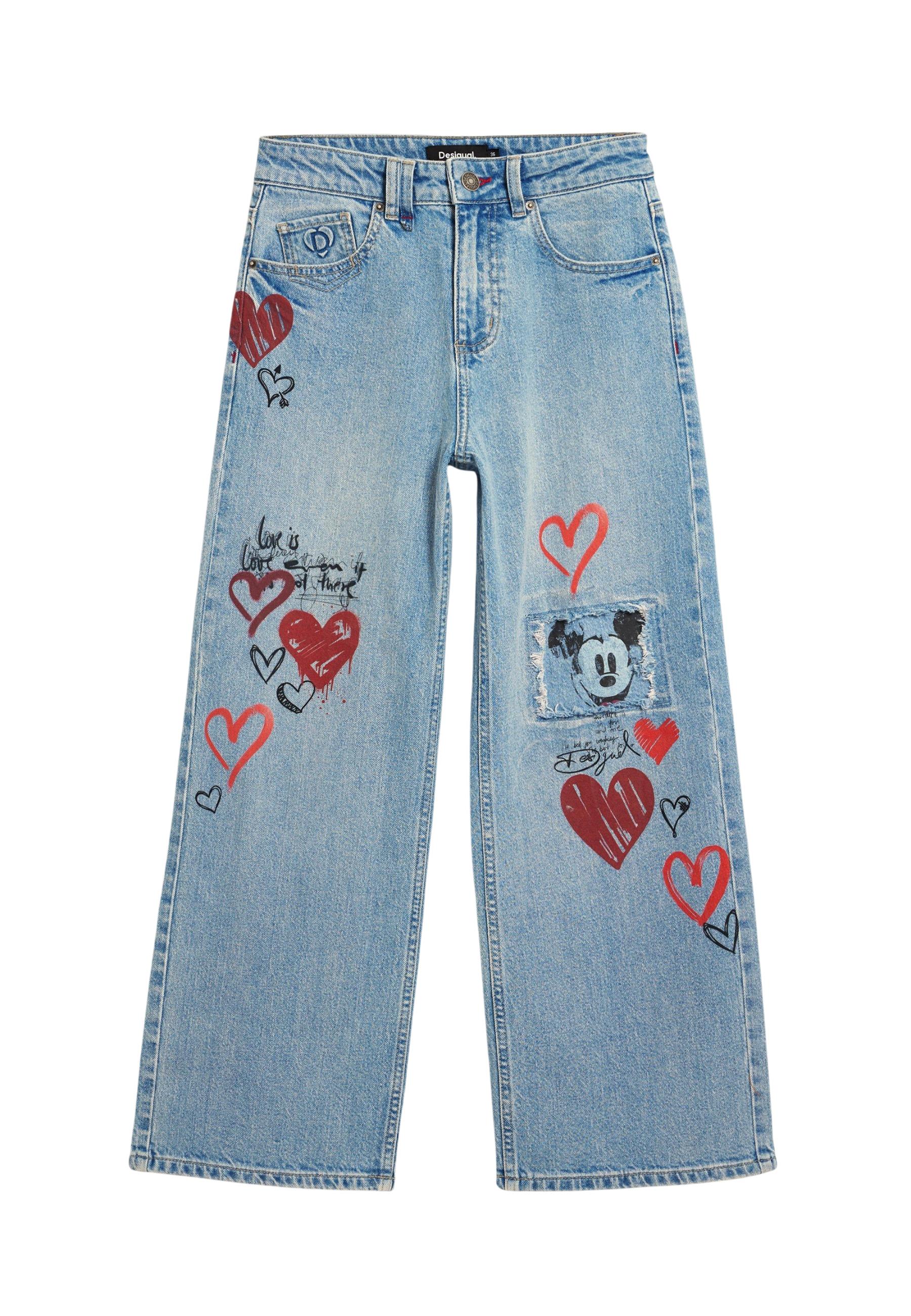 Desigual Jean femme — light blue