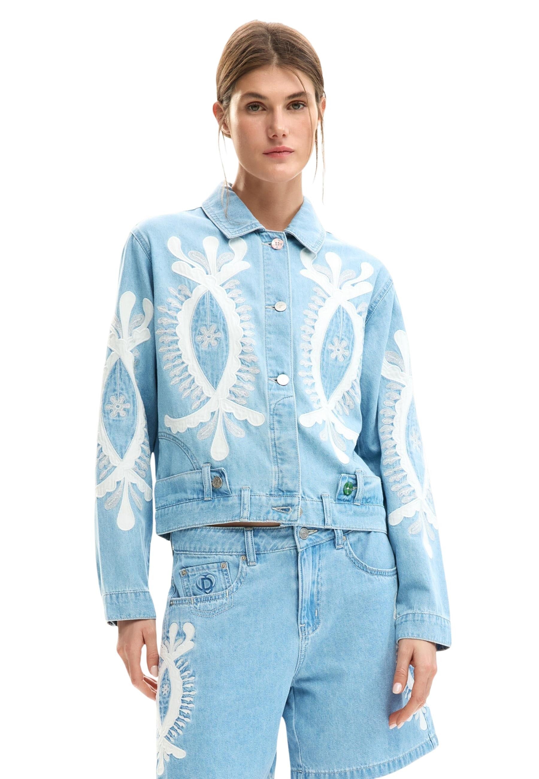Desigual Vêtement femme Jaquettes — light blue