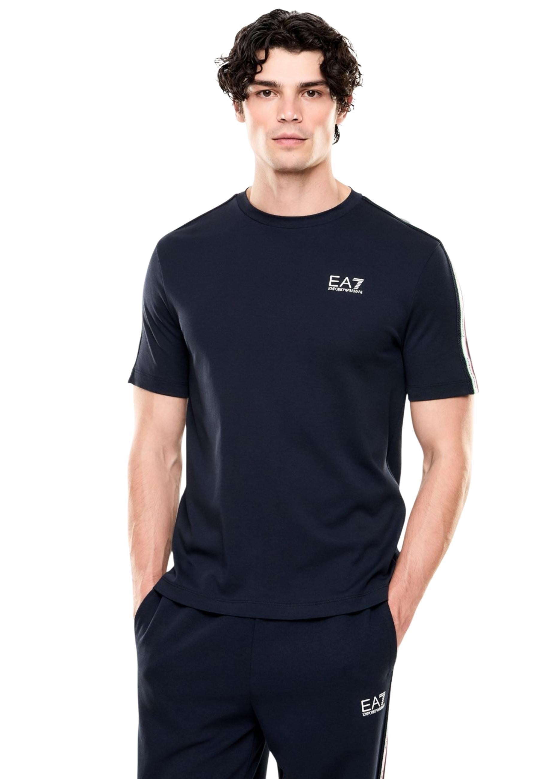 Ea7 T-shirt homme — blue