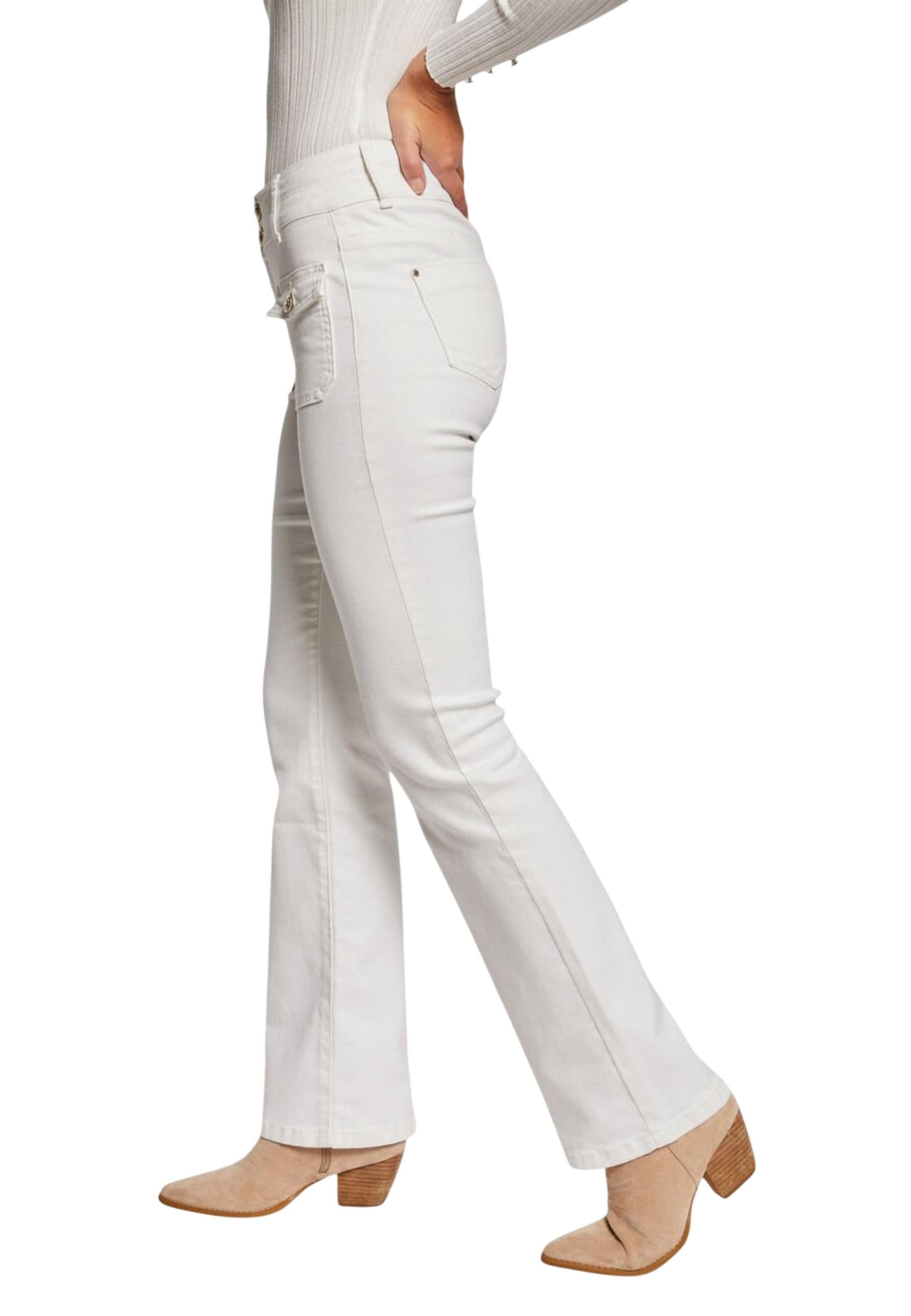 Morgan De Toi Jean femme — white