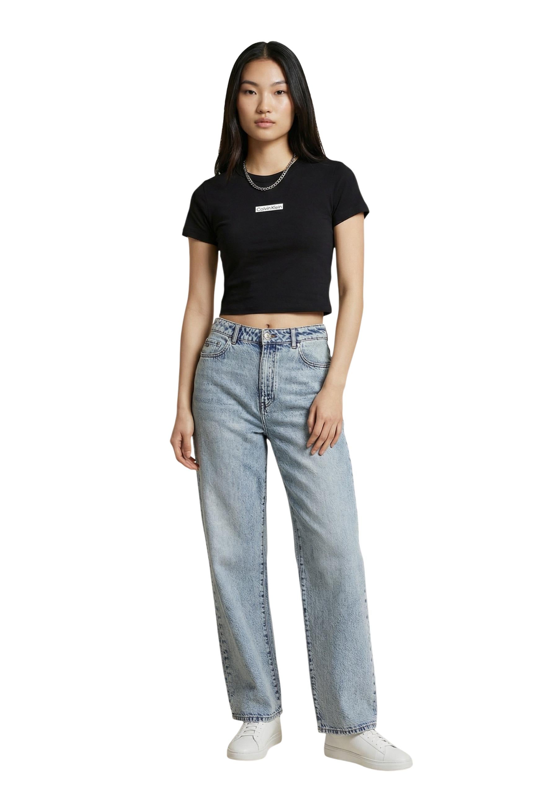 Calvin Klein Jeans T-shirt femme — black