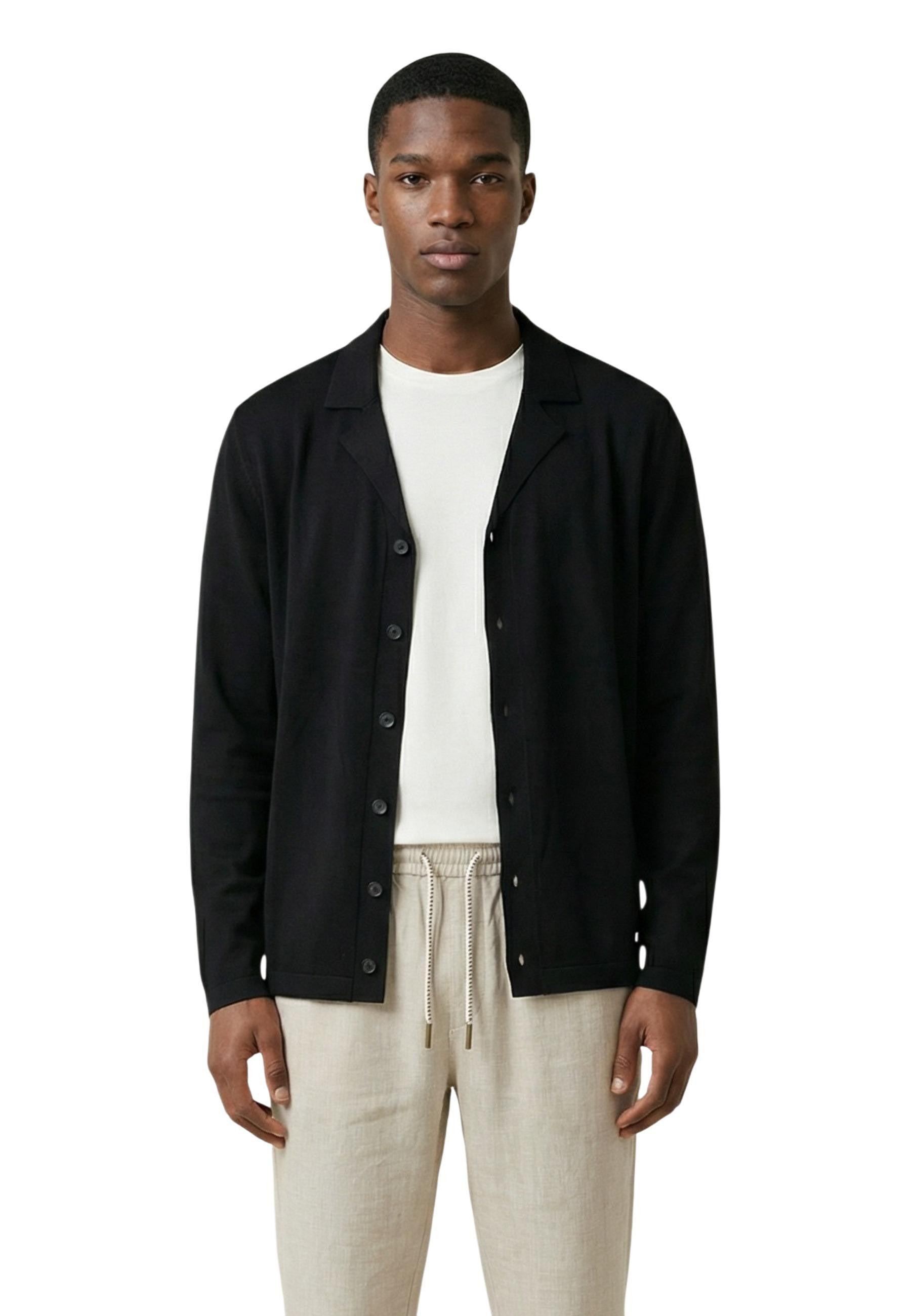 Gianni Lupo Vêtement homme Cardigans — black