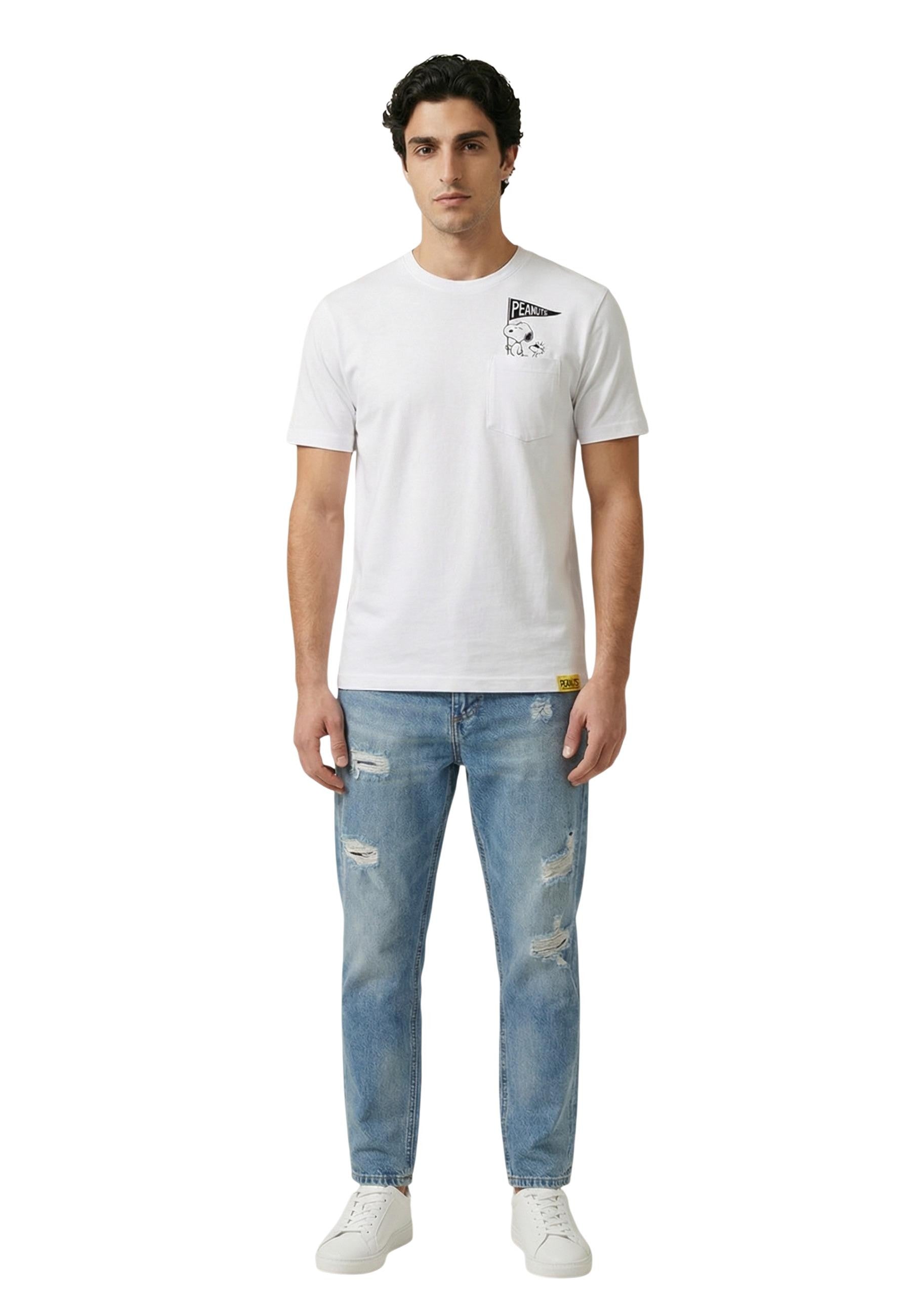 Only & Sons T-shirt homme — white
