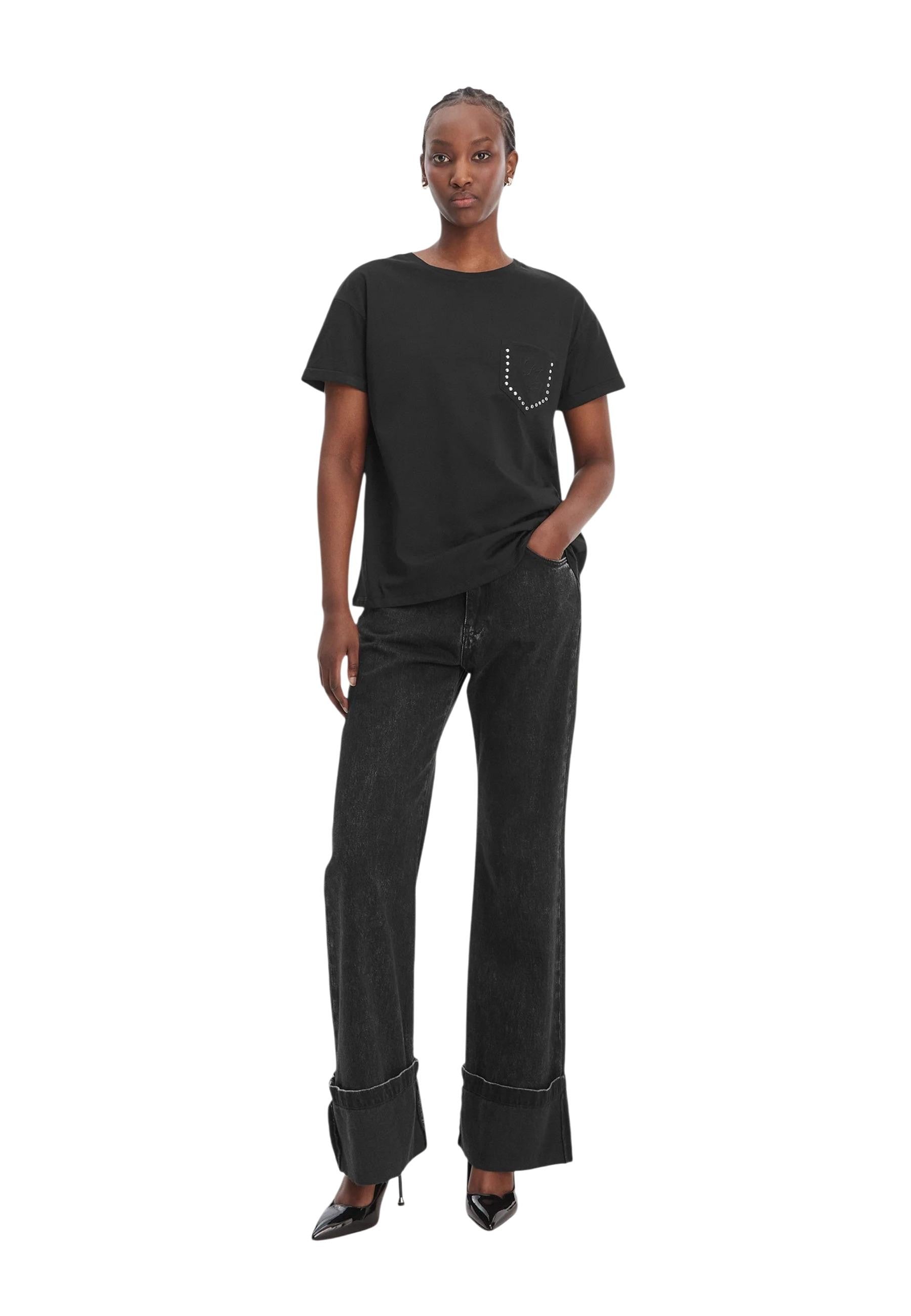 Liu Jo T-shirt femme — black