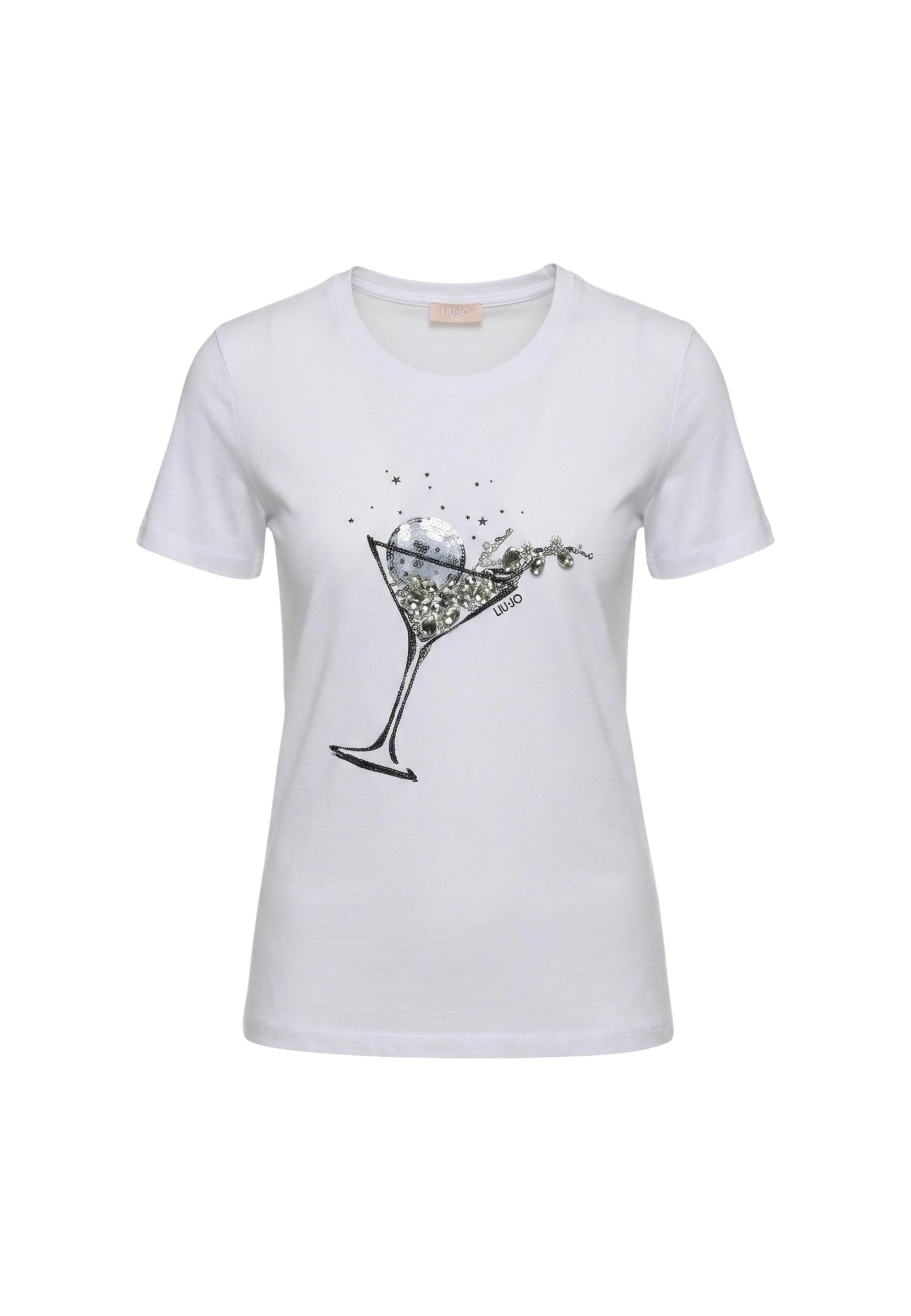 Liu Jo T-shirt femme — white