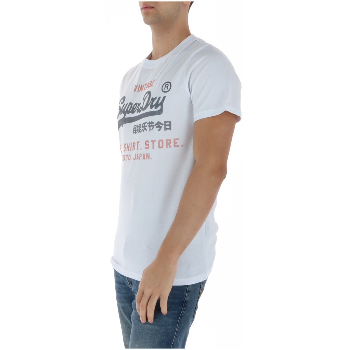 Superdry T-shirt homme — white