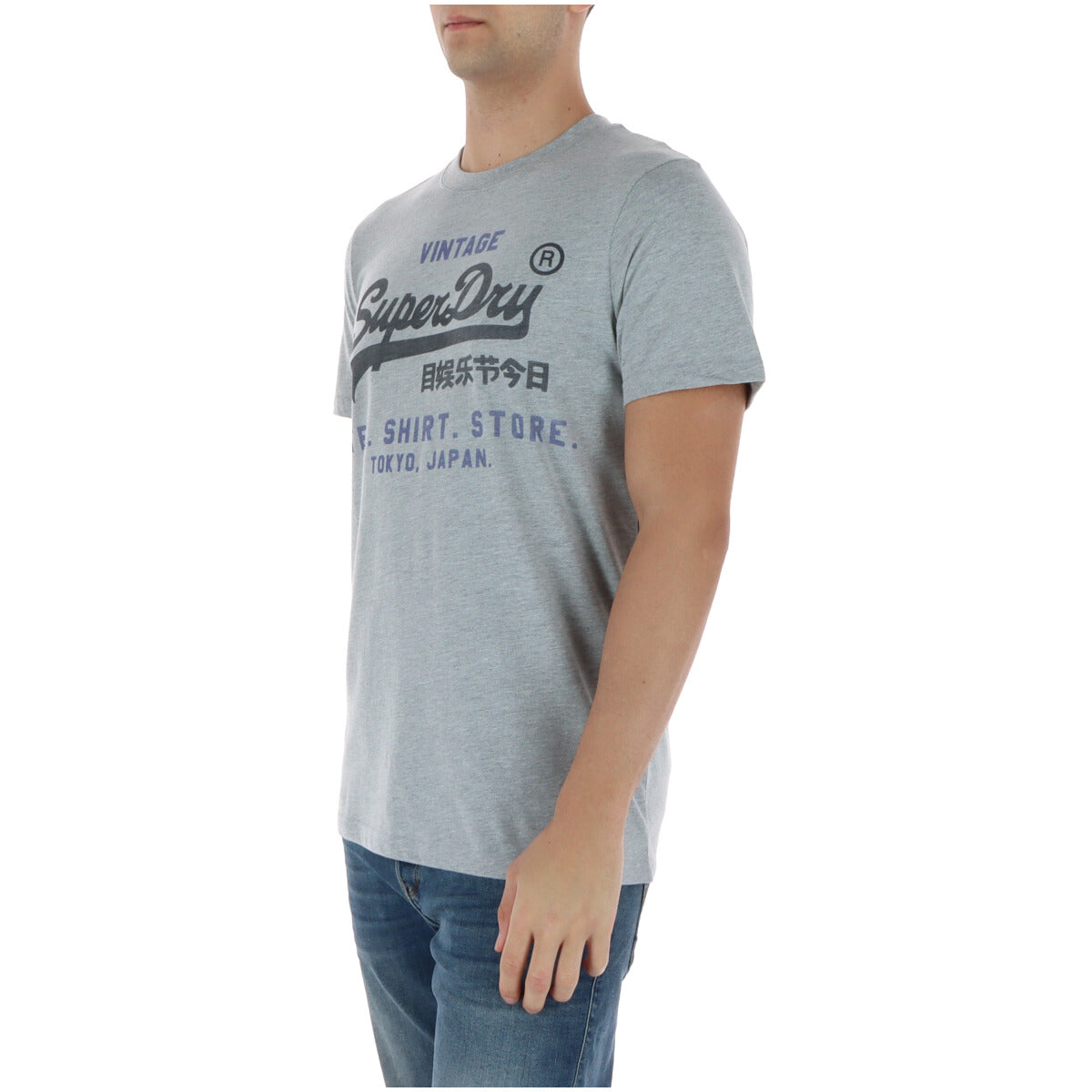 Superdry T-shirt homme — grey