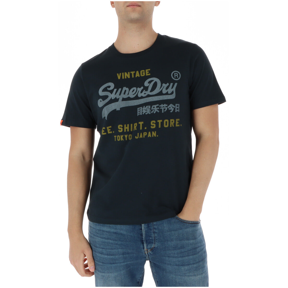 Superdry T-shirt homme — blue