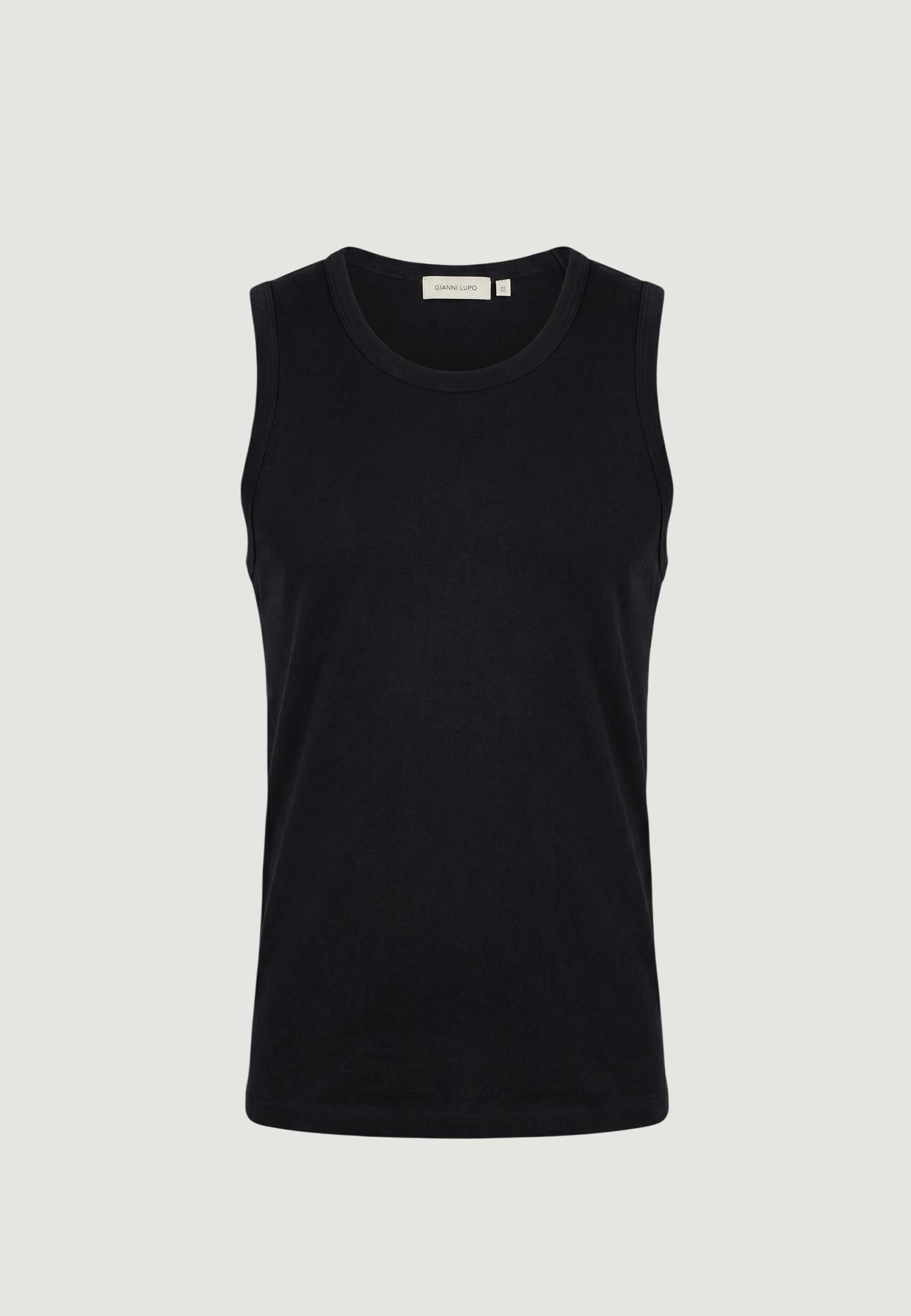 Gianni Lupo Vêtement homme Debardeurs — black