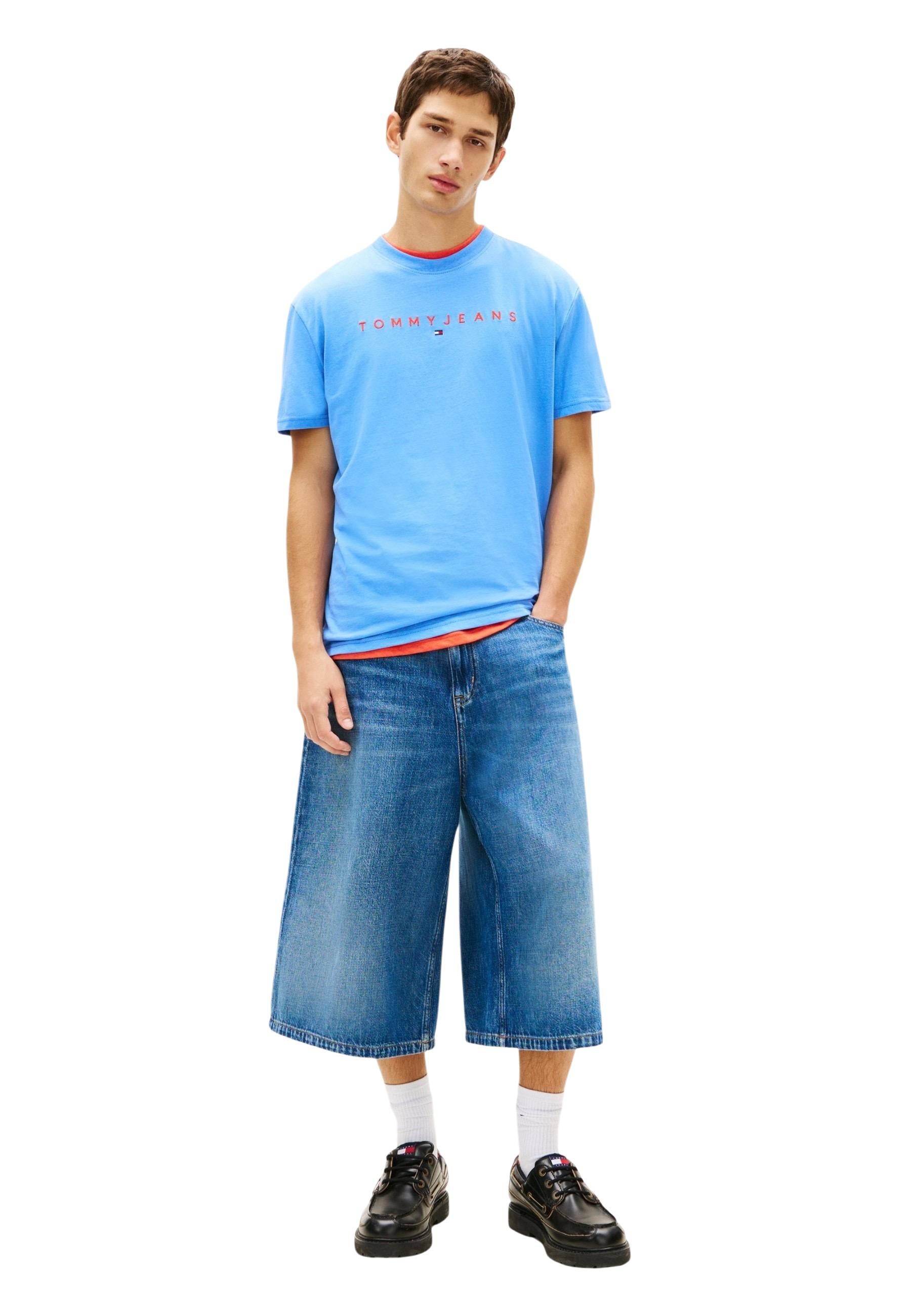 Tommy Hilfiger Jeans T-shirt homme — light blue
