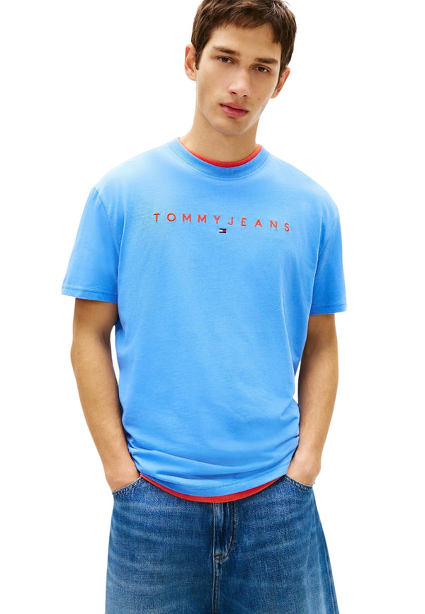 Tommy Hilfiger Jeans T-shirt homme — light blue