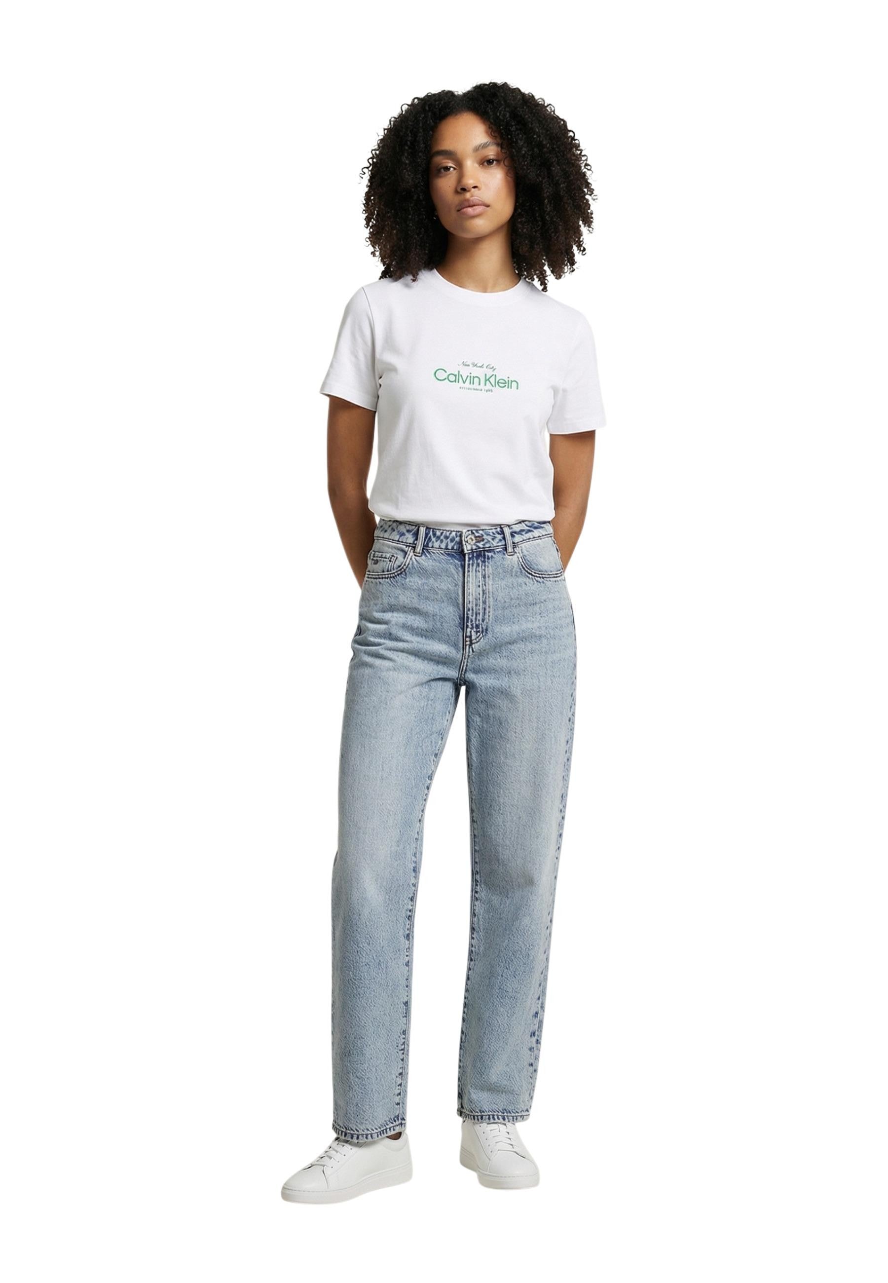 Calvin Klein Jeans T-shirt femme — white