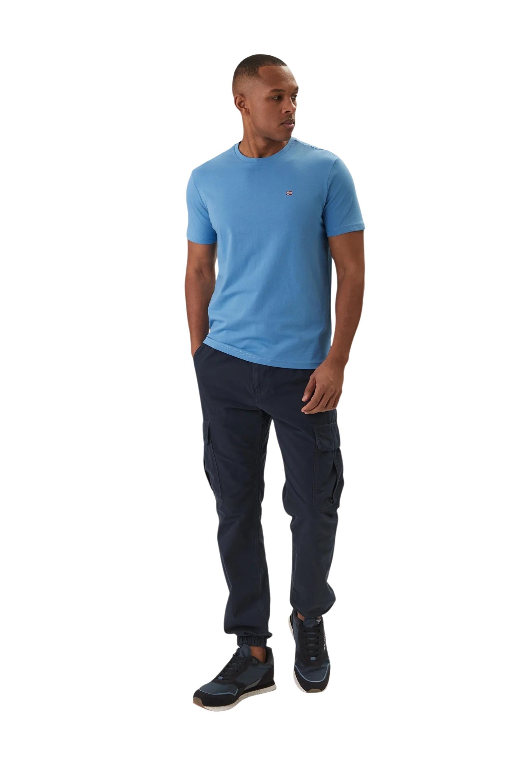 Napapijri T-shirt homme — turquoise