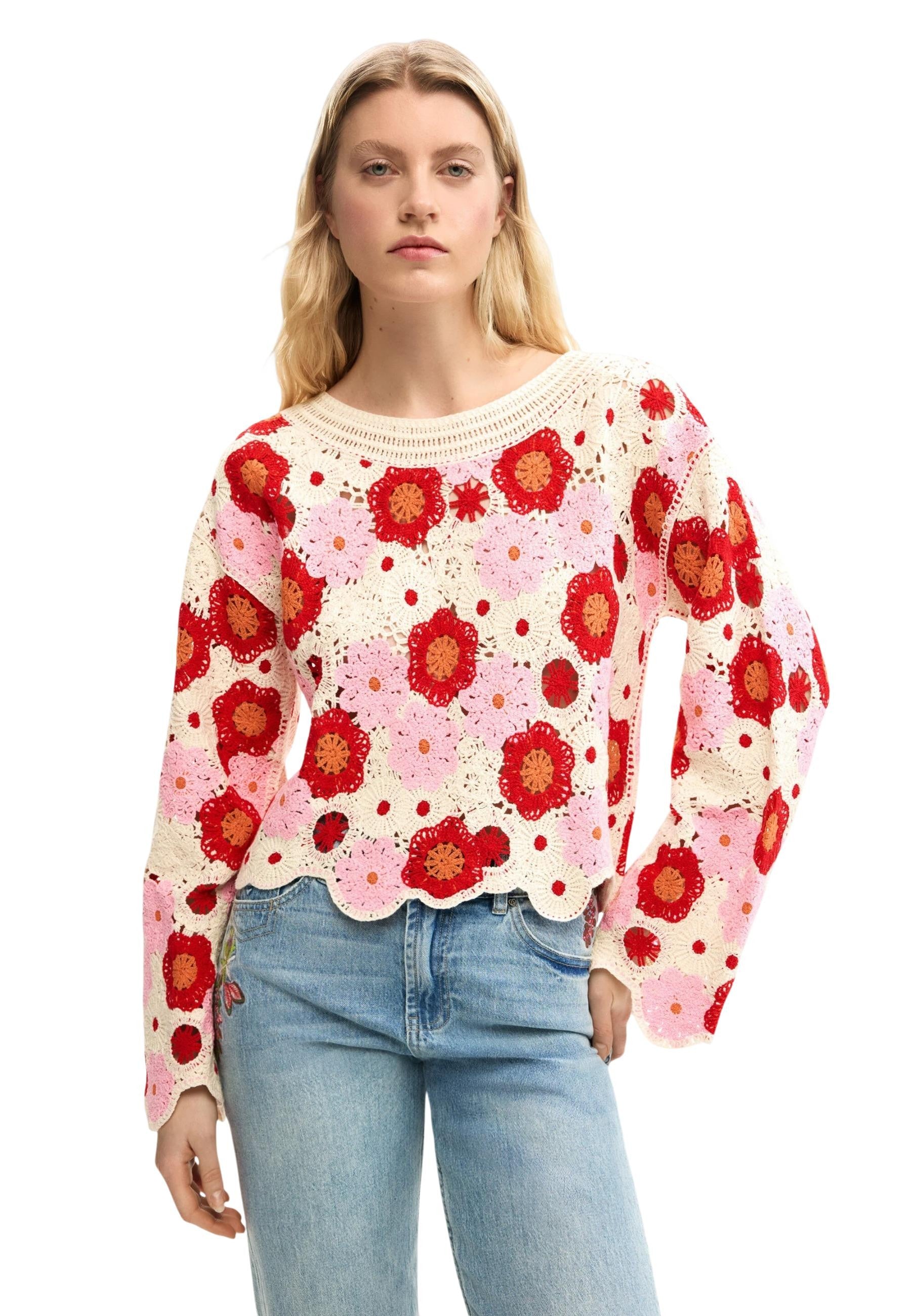 Desigual Pull femme — beige
