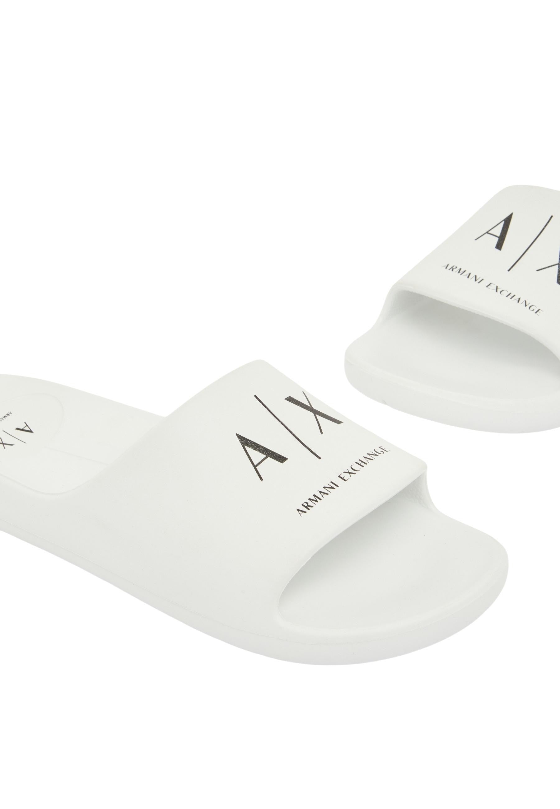 Armani Exchange Chaussures homme Mules — white
