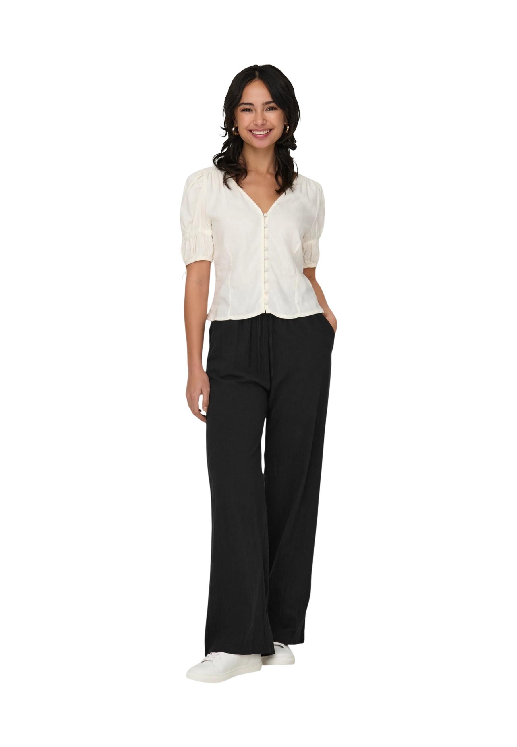 Only Pantalon femme Pantalons — black