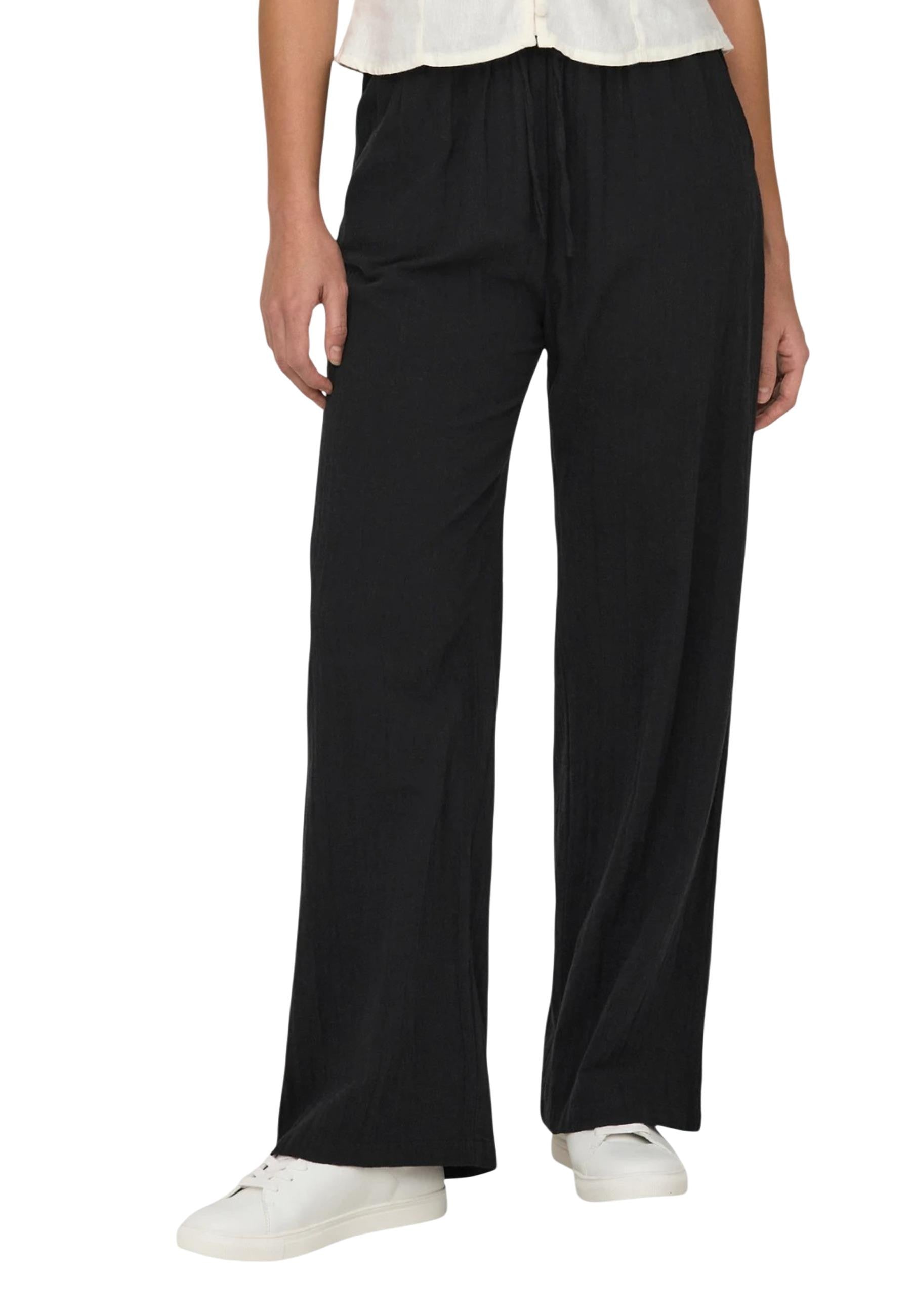 Only Pantalon femme Pantalons — black