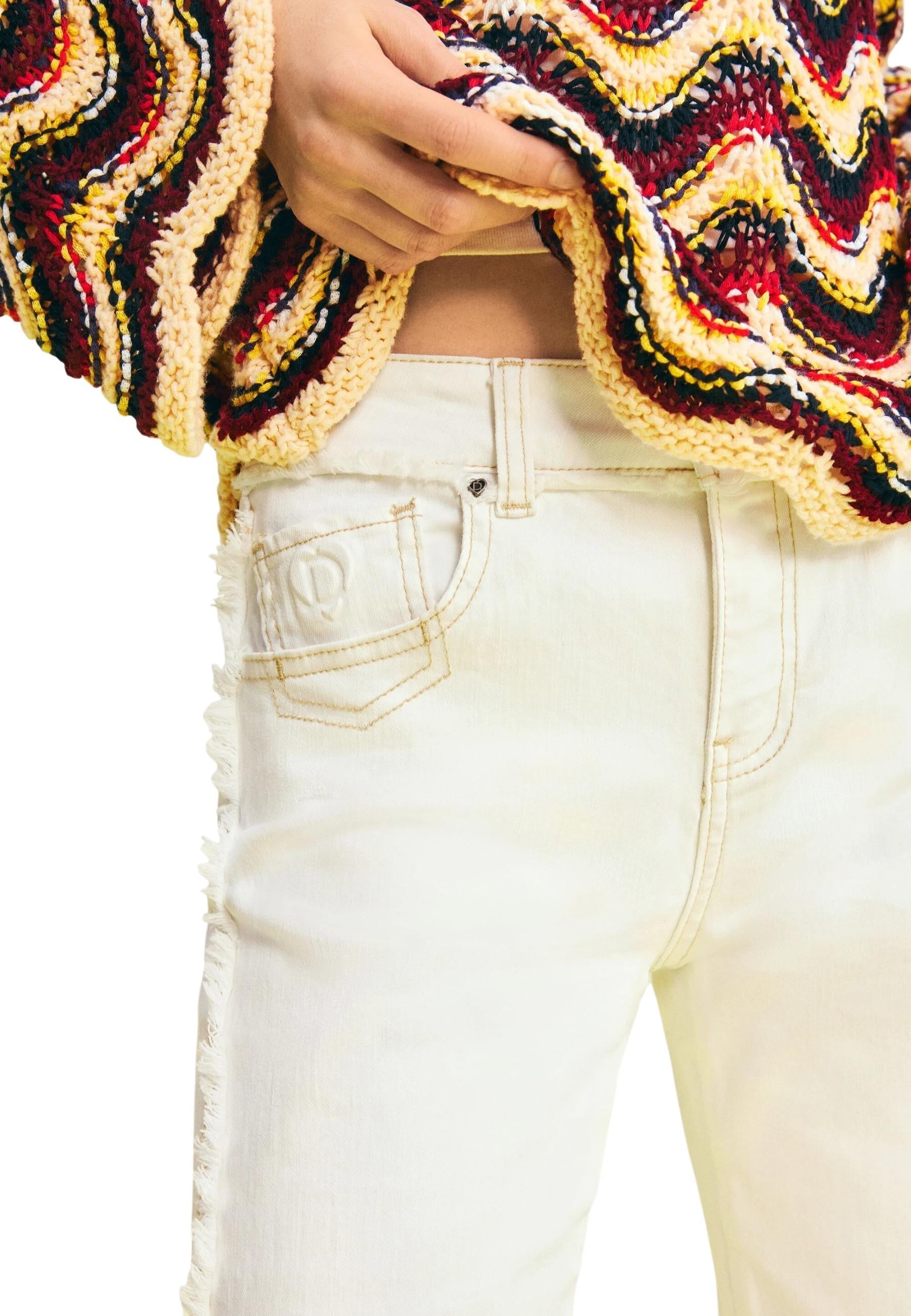 Desigual Jean femme — beige