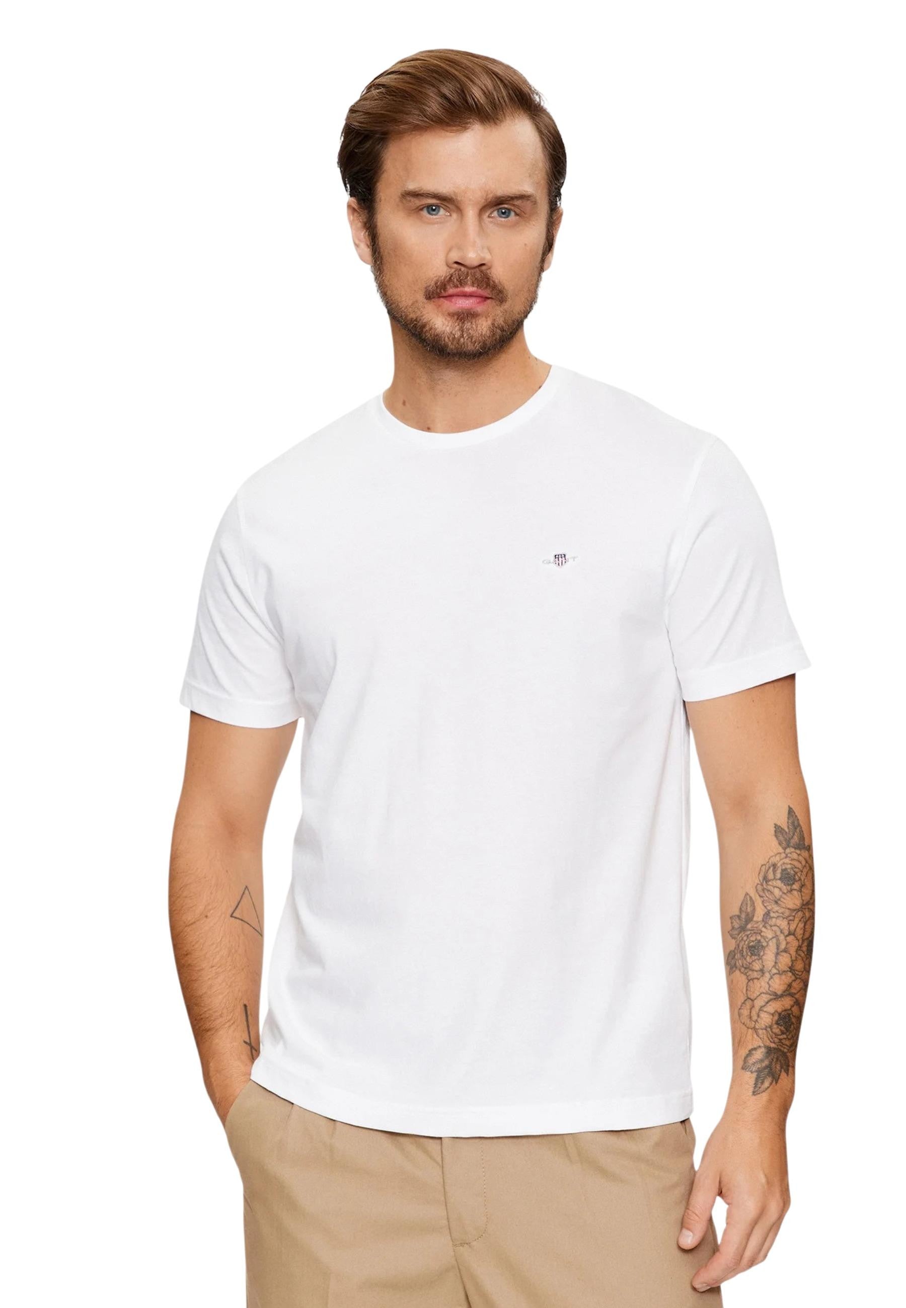 Gant T-shirt homme — white