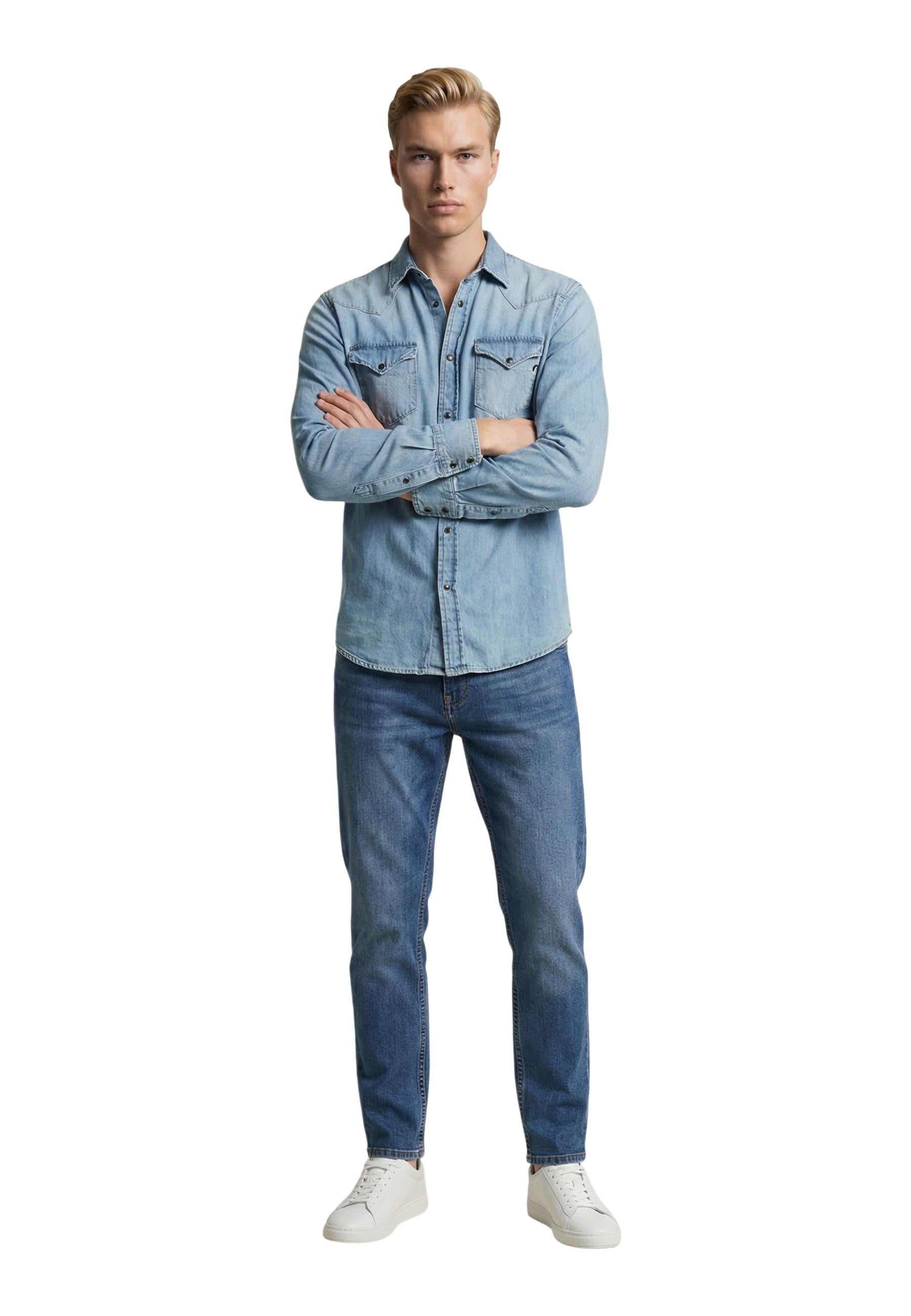 Replay Chemise homme Chemises — light blue