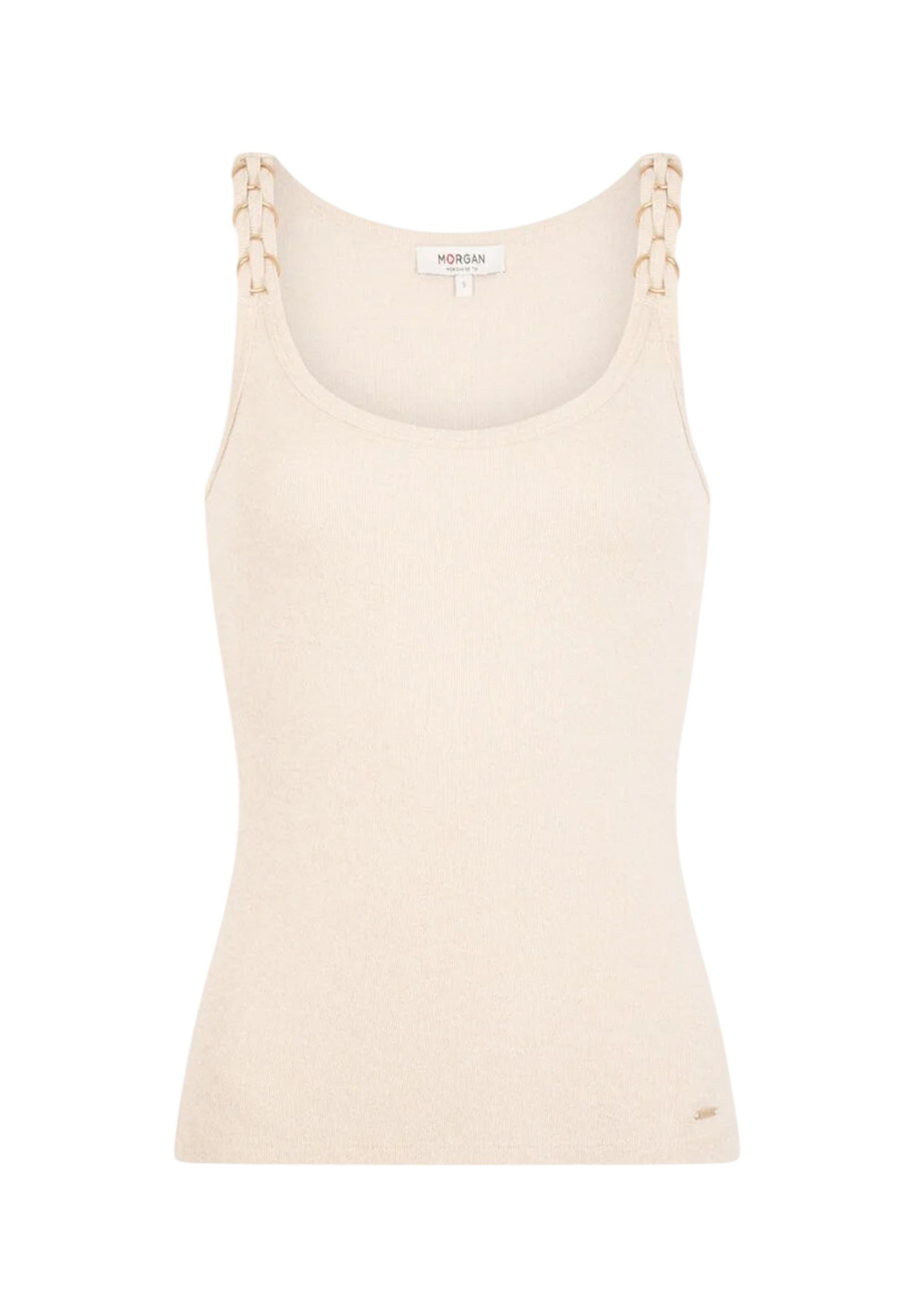 Morgan De Toi Vêtement femme Debardeurs — beige