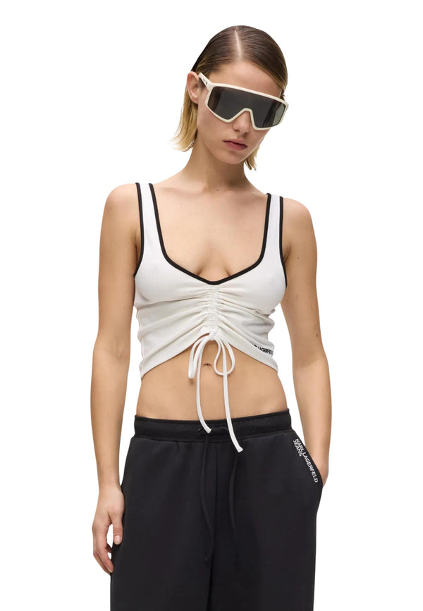 Karl Lagerfeld Jeans Jean femme Tops — white