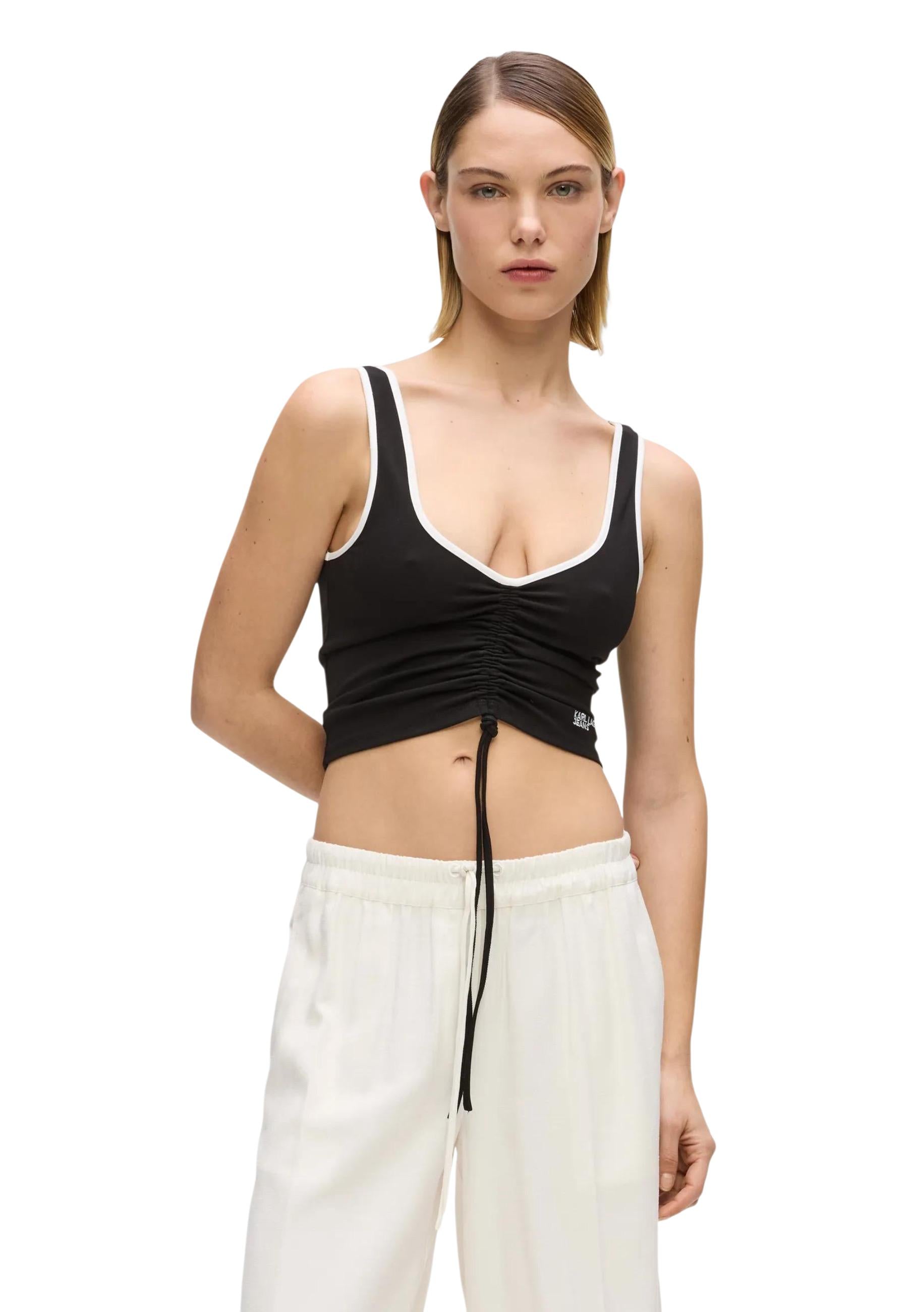Karl Lagerfeld Jeans Jean femme Tops — black