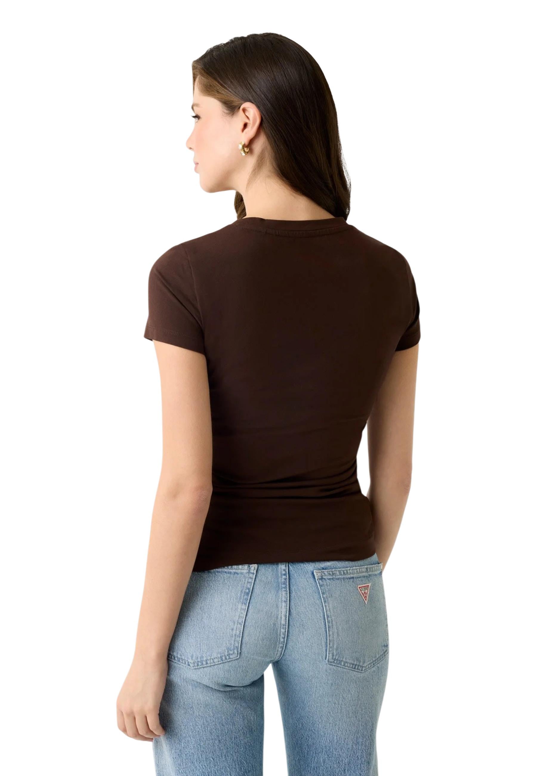 Guess T-shirt femme — brown
