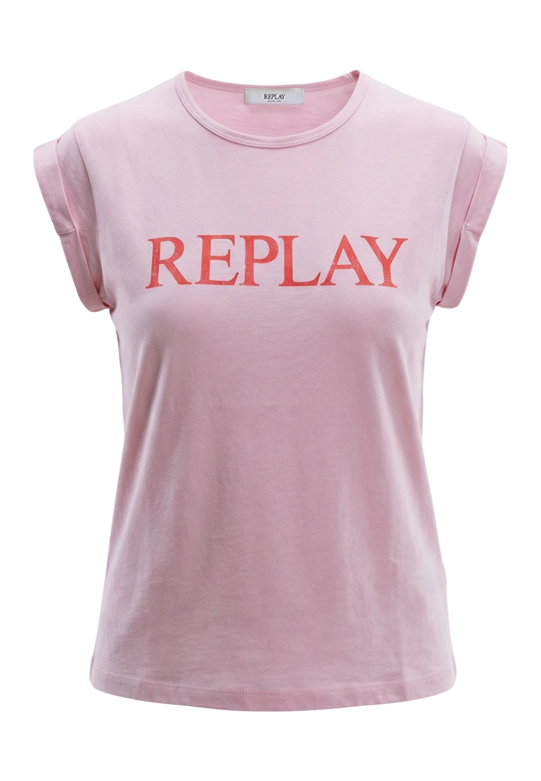 Replay T-shirt femme — pink