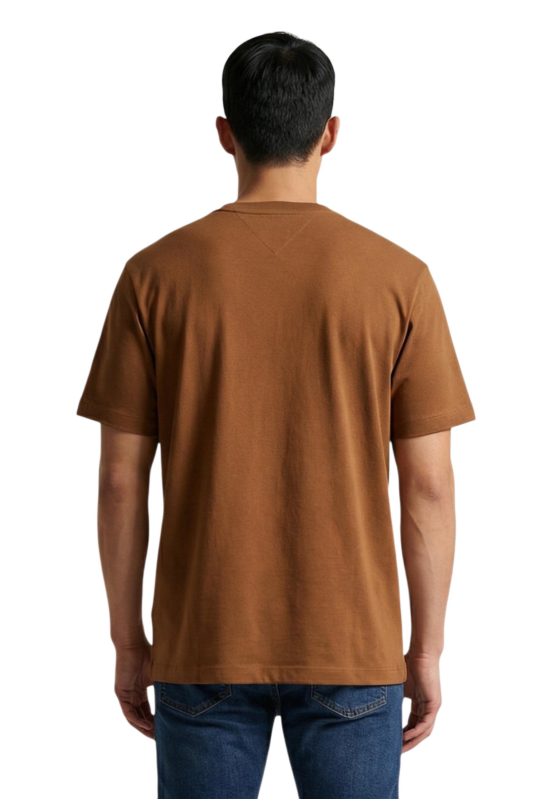 Tommy Hilfiger T-shirt homme — camel