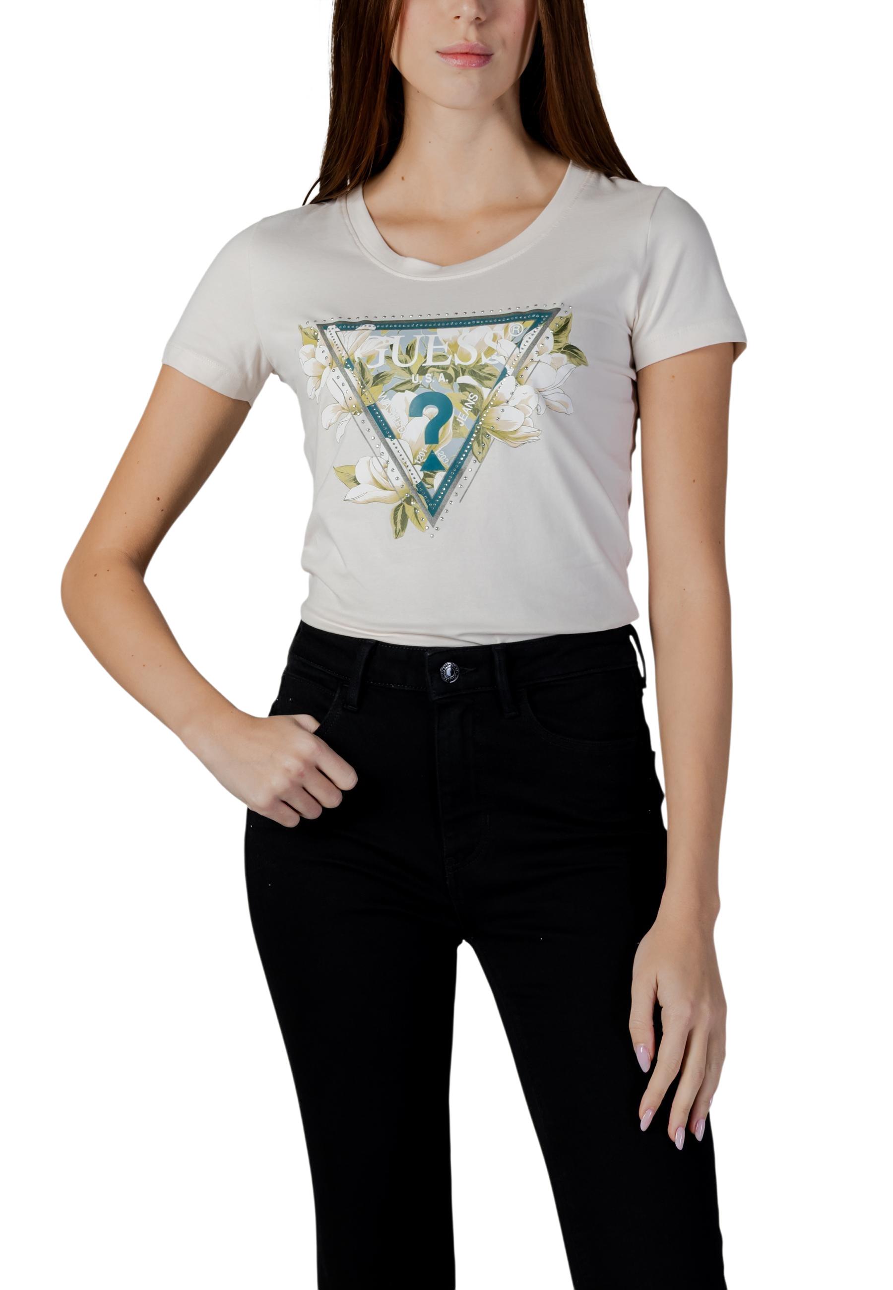 Guess T-shirt femme — beige