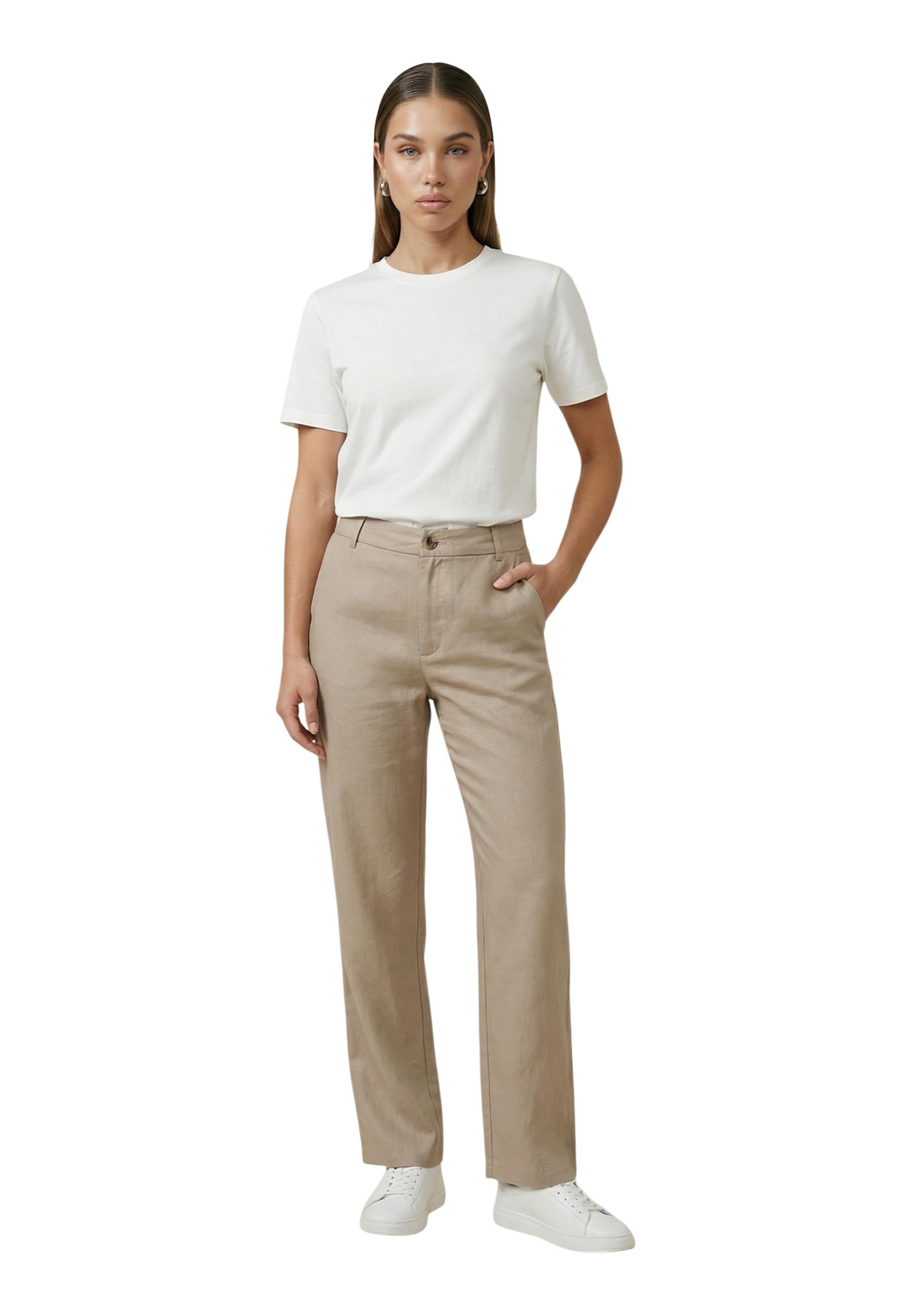 Only Pantalon femme Pantalons — beige