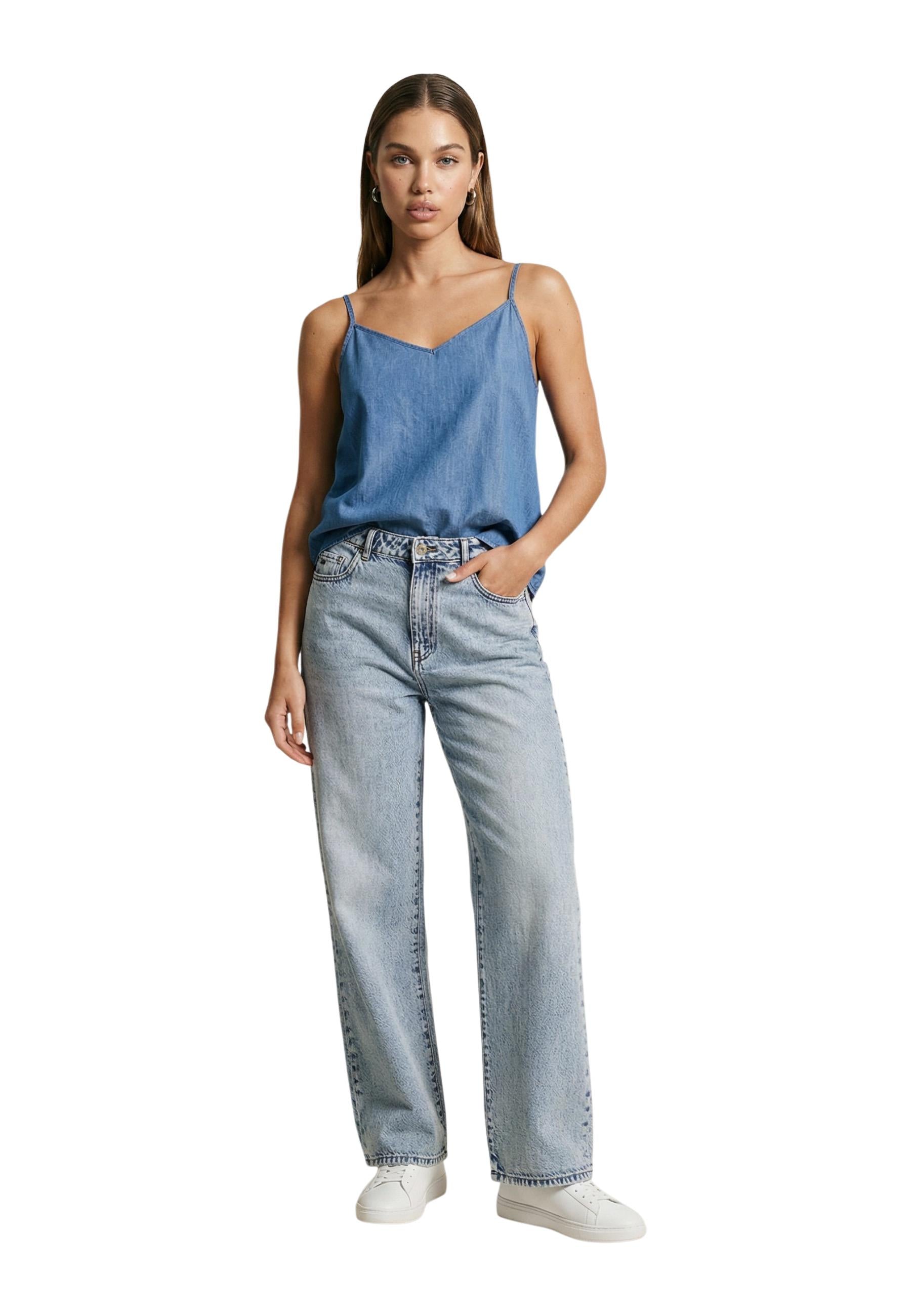 Only Vêtement femme Debardeurs — blue