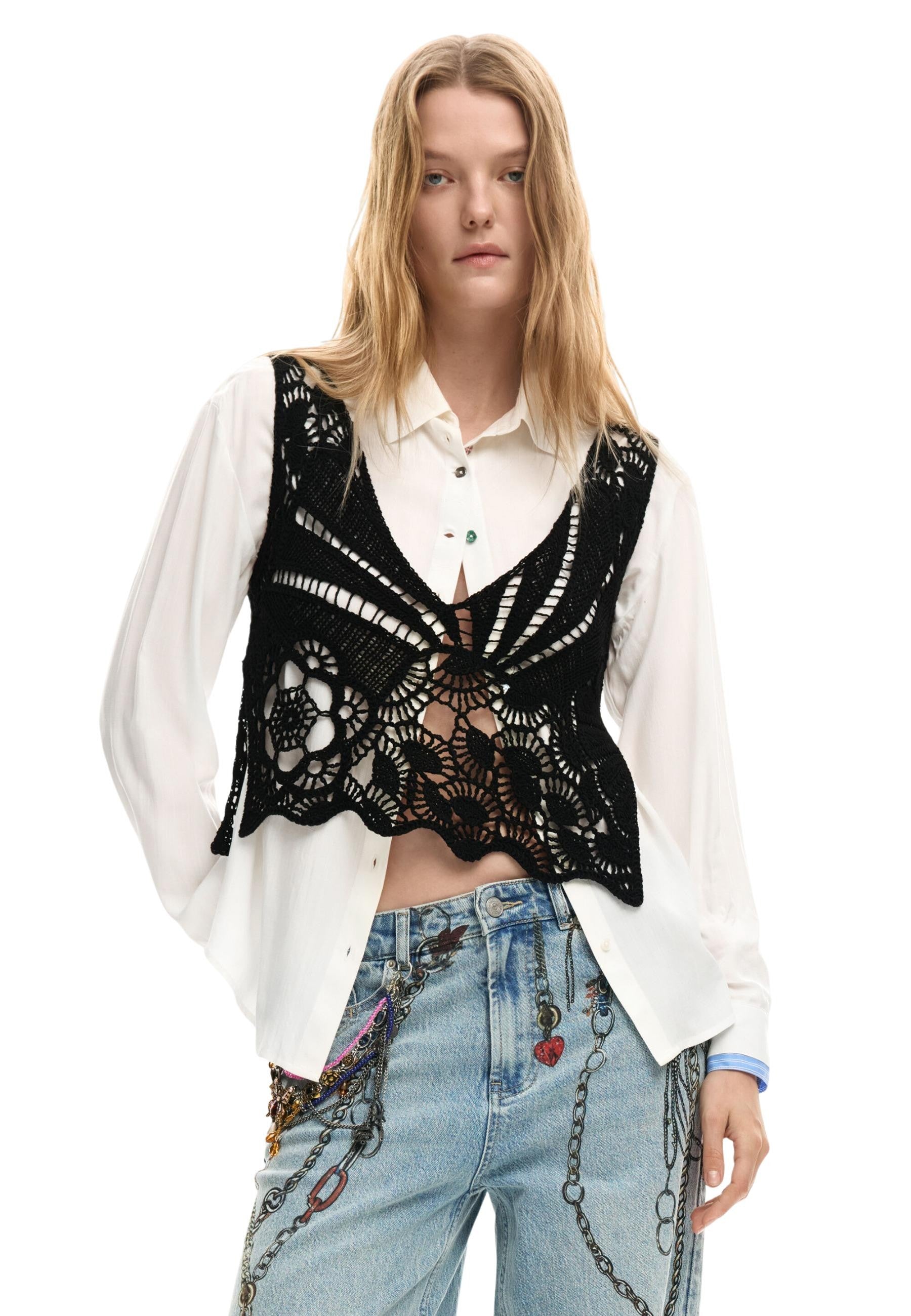 Desigual Chemise femme Chemises — white