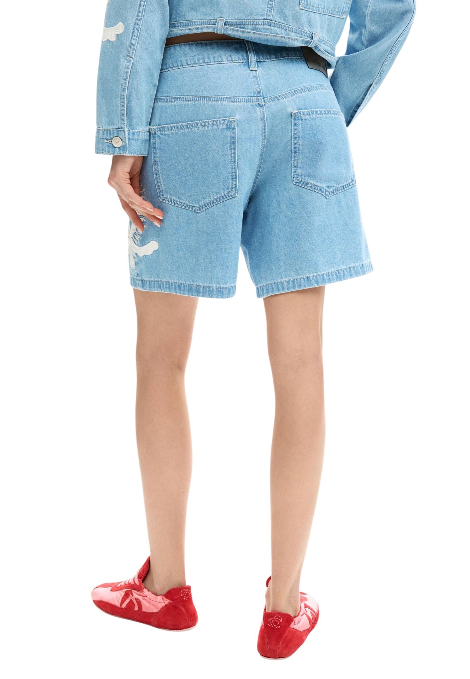 Desigual Short femme Shorts — blue