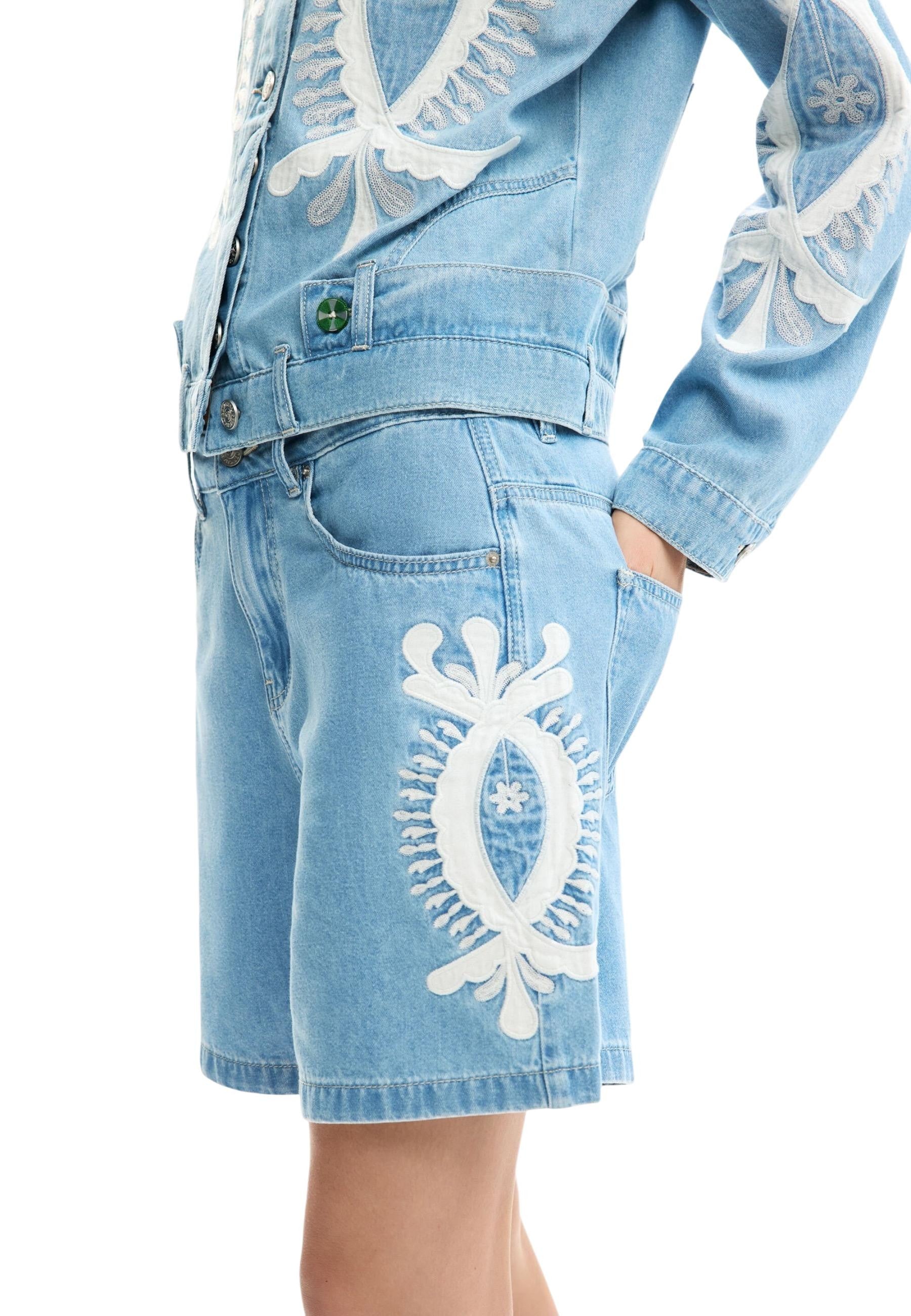 Desigual Short femme Shorts — blue