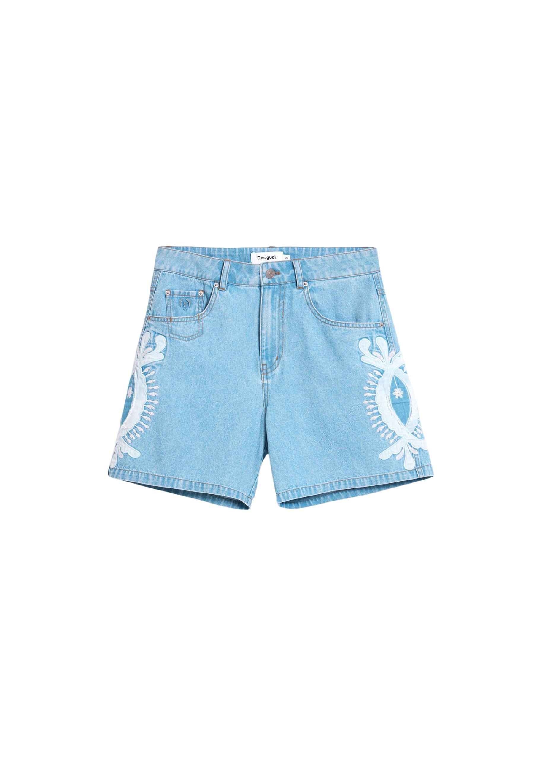 Desigual Short femme Shorts — blue
