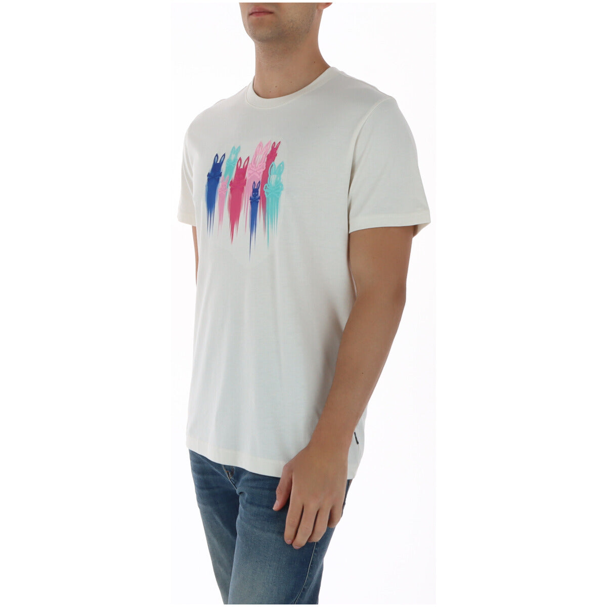 Psycho Bunny T-shirt homme — white