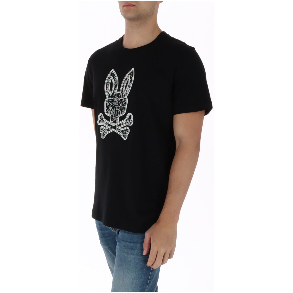Psycho Bunny T-shirt homme — black
