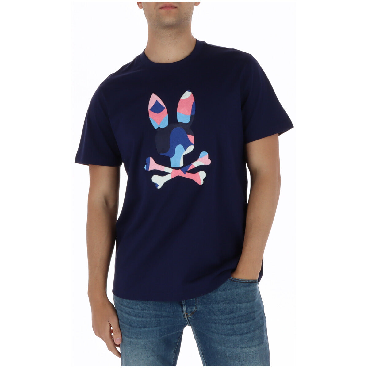 Psycho Bunny T-shirt homme — blue